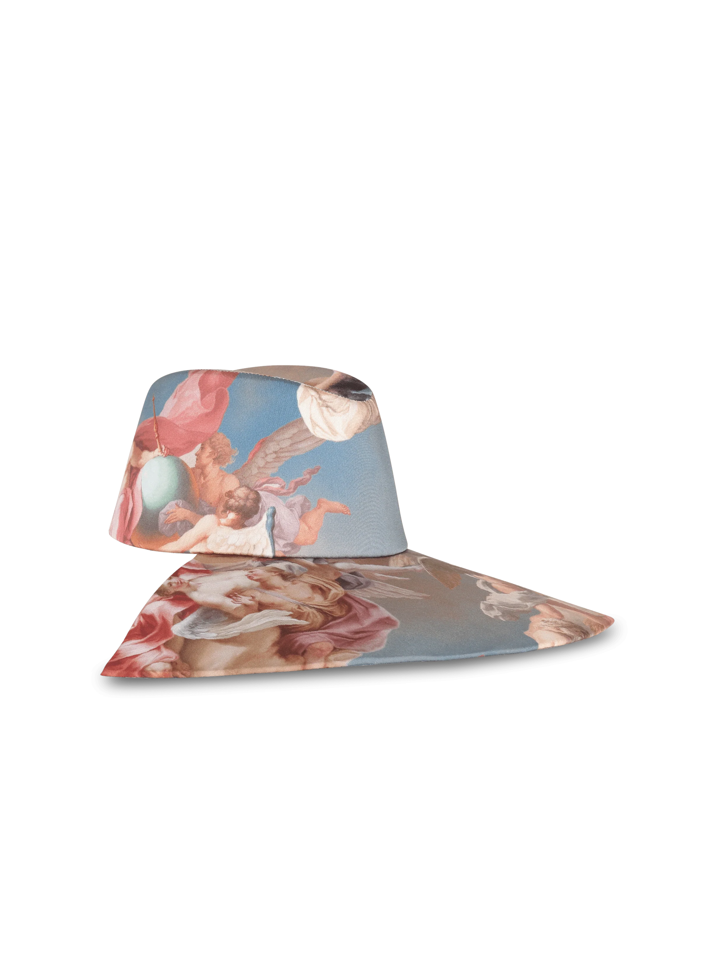 BALMAIN WOMEN'S SKY PRINTED HAT NWT - Image 2
