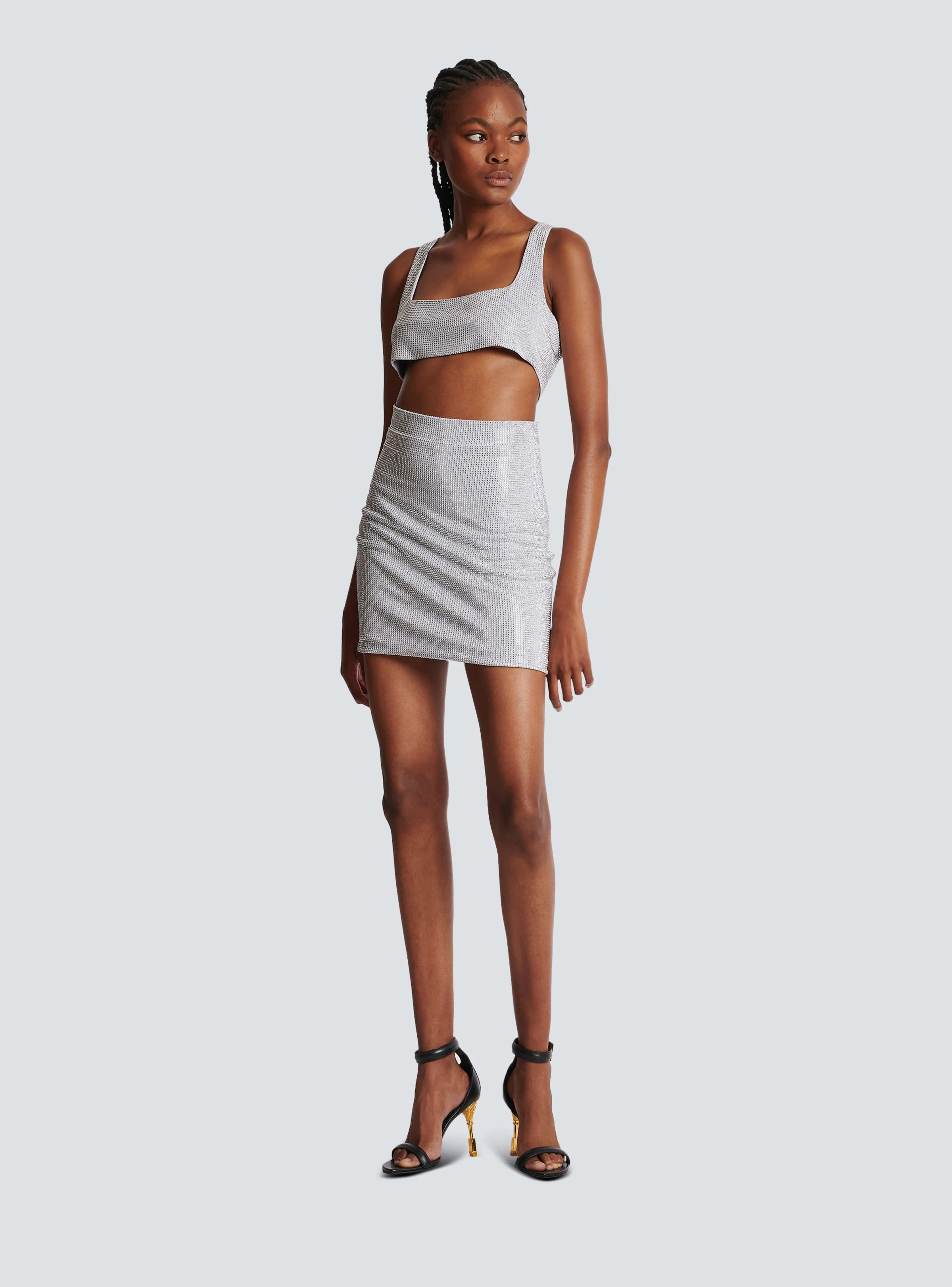 BALMAIN WOMEN'S STRASSED BRA TOP - MY THERESA NWT - Image 2