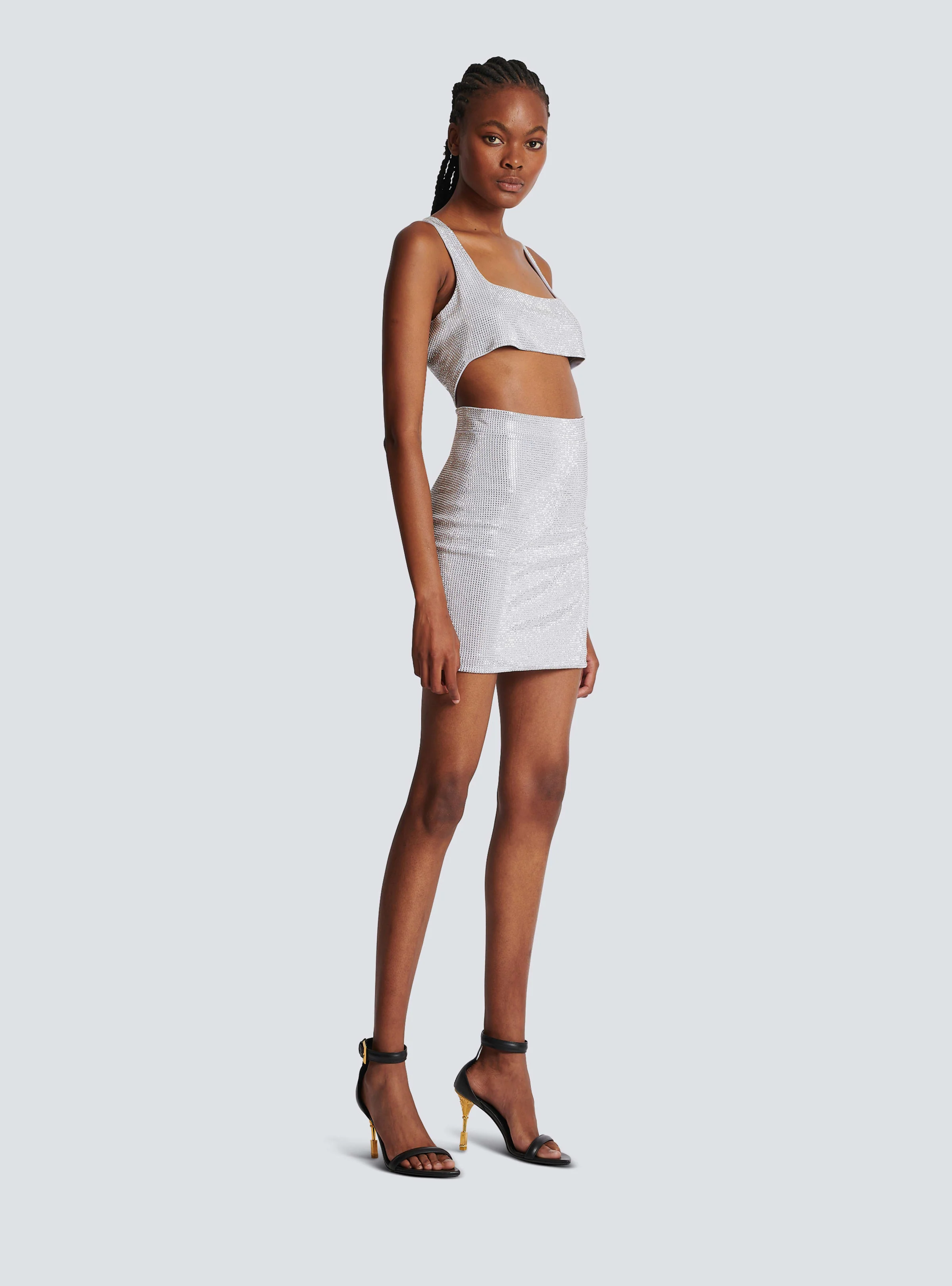 BALMAIN WOMEN'S STRASSED BRA TOP - MY THERESA NWT - Image 3