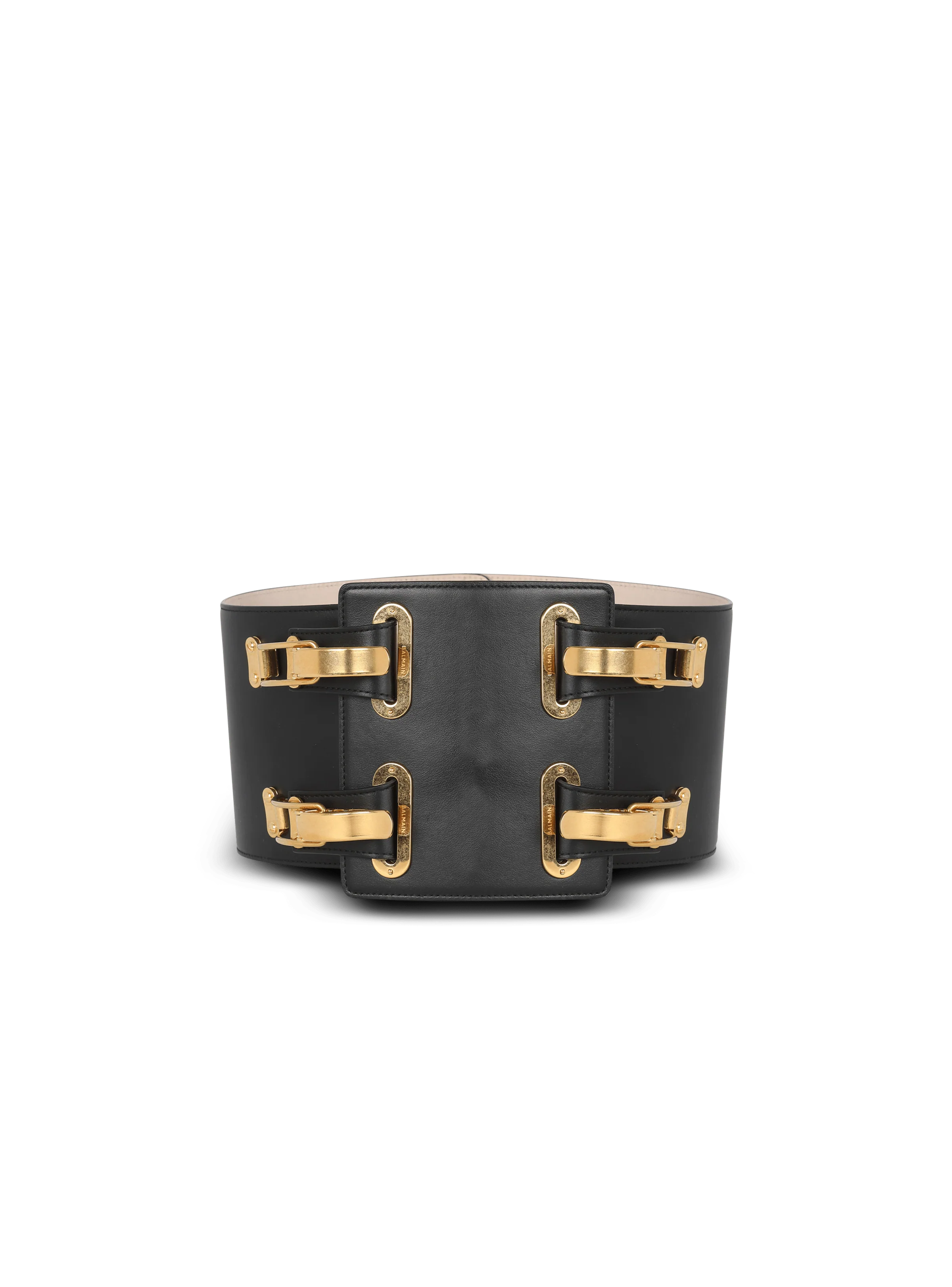 BALMAIN WOMEN'S VOLT BELT 13CM-CALFSKIN NWT