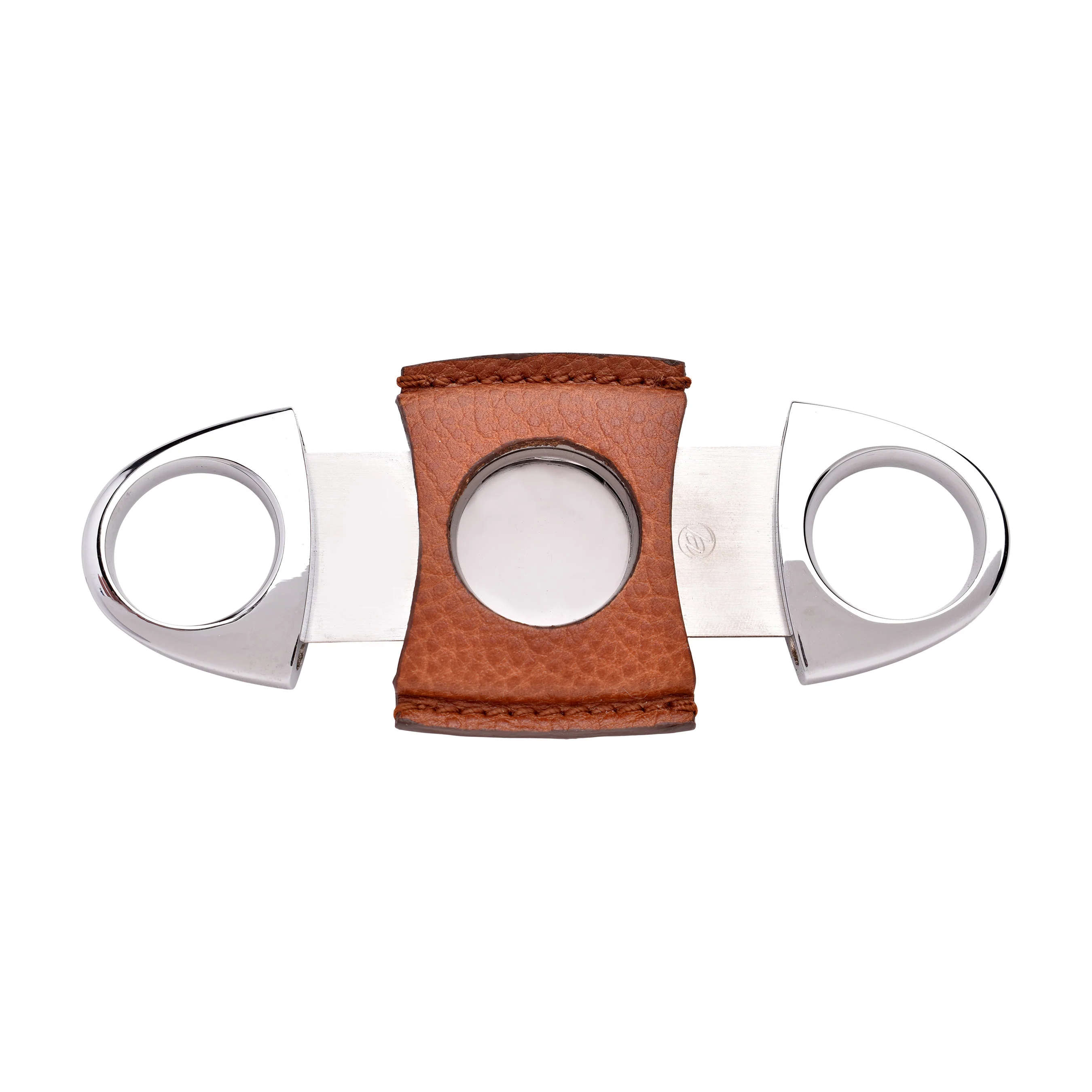 BRUNELLO CUCINELLI LEATHER AND STEEL CIGAR CUTTER - Image 2
