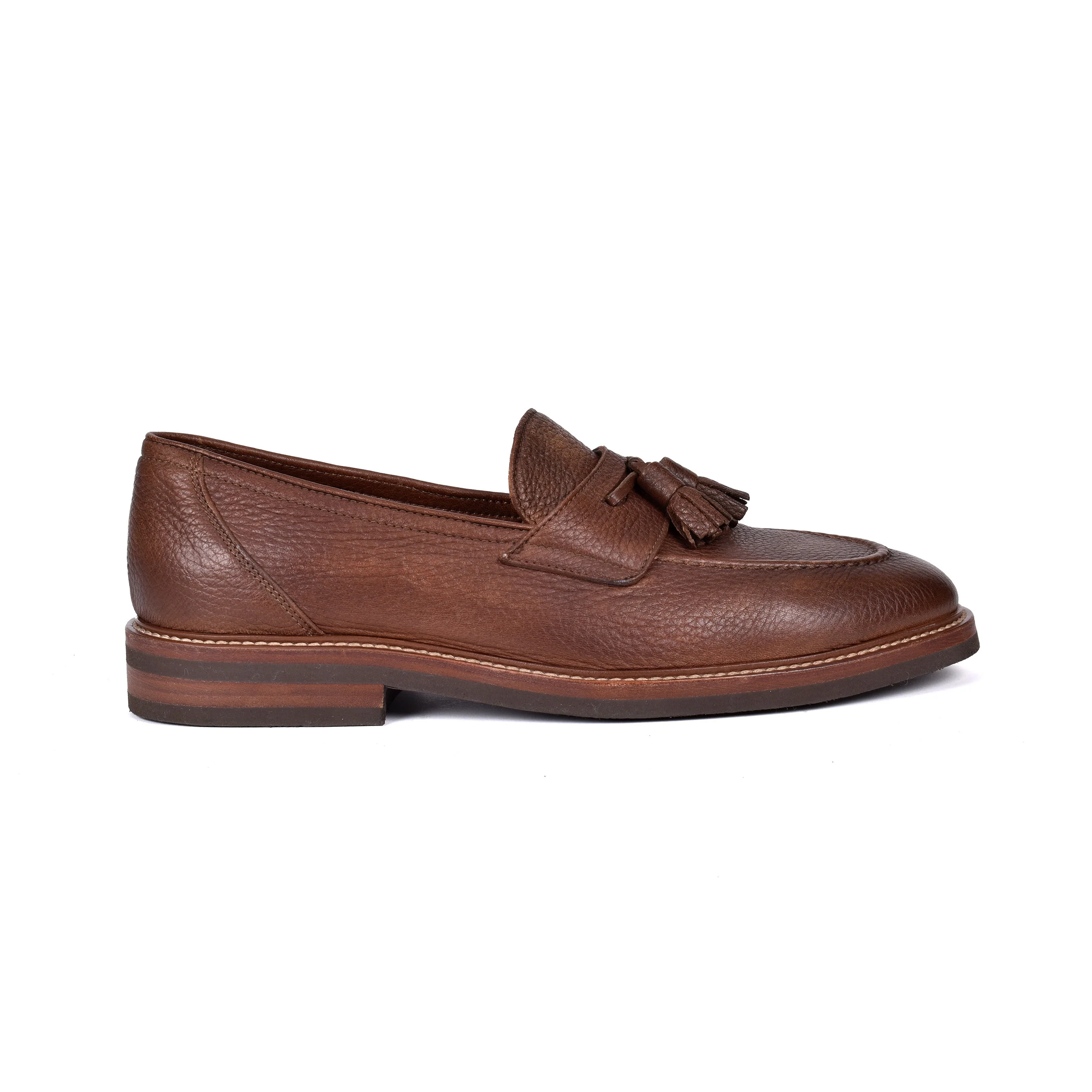 BRUNELLO CUCINELLI MEN'S 100% CALF'S LEATHER CASUAL LOAFER/SHOE NEW - Image 2