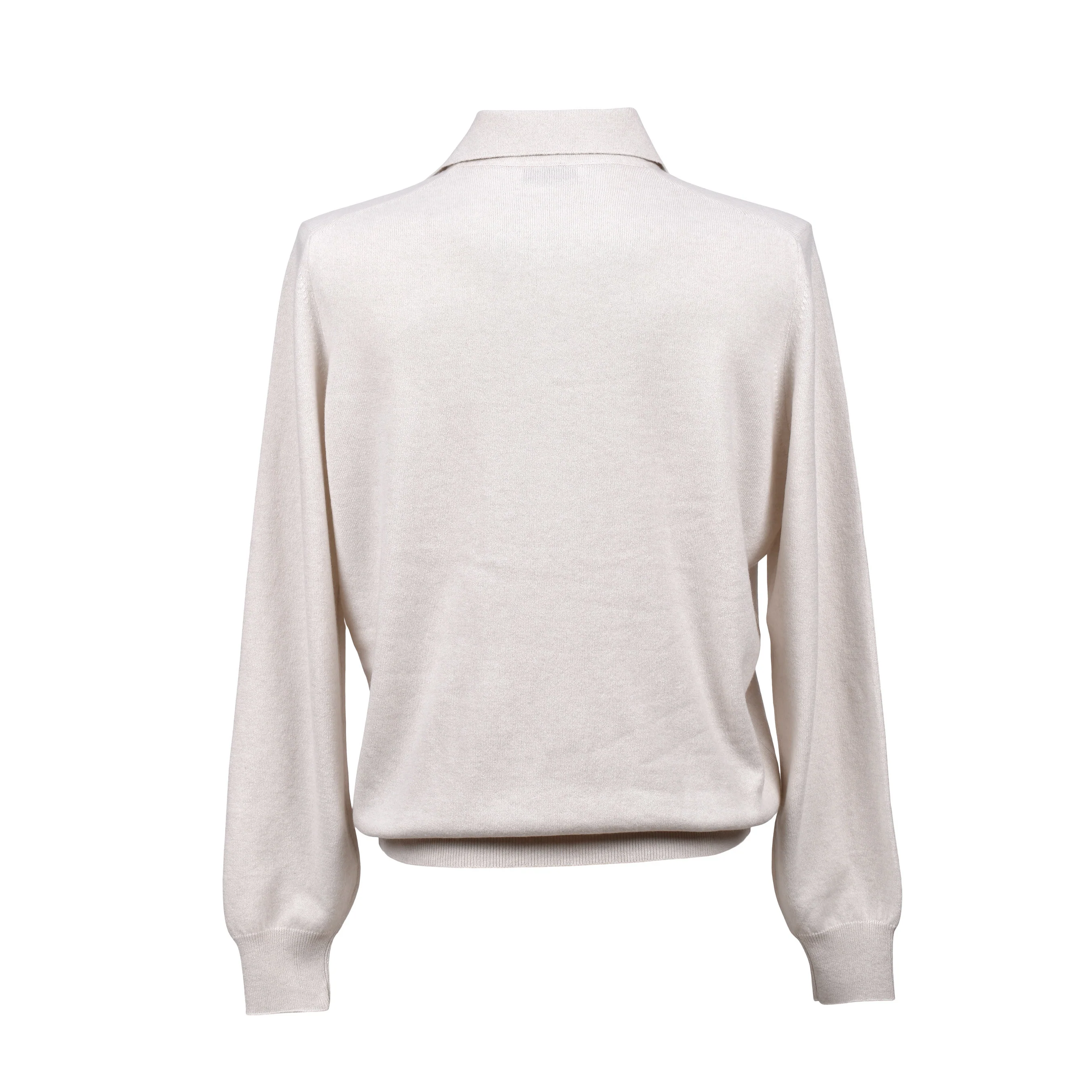 BRUNELLO CUCINELLI MEN'S 100% CASHMERE 1/4 BUTON SWEATER/PULLOVER - Image 2