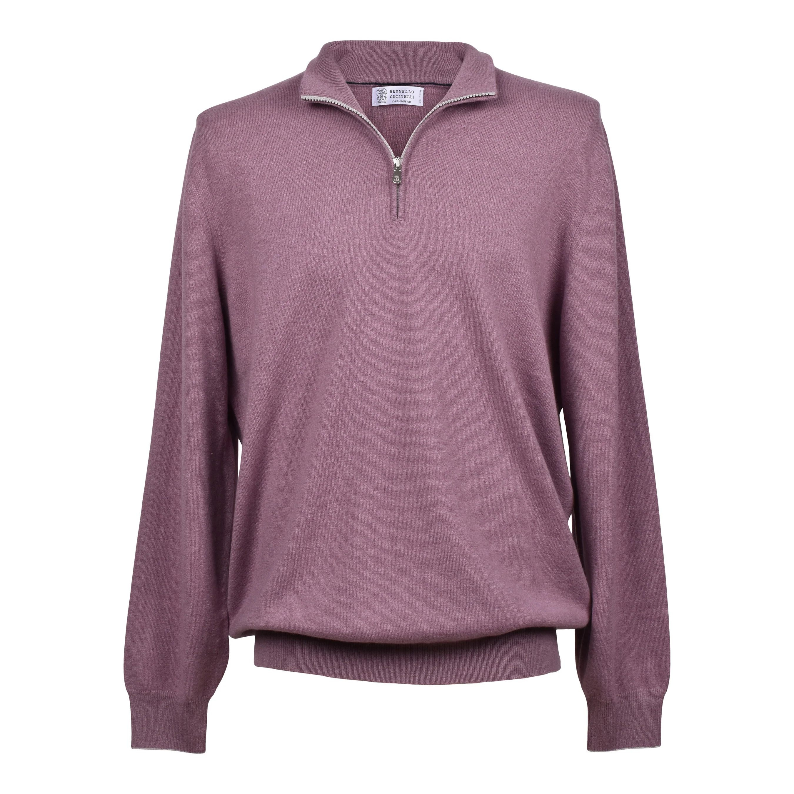 BRUNELLO CUCINELLI MEN'S 100% CASHMERE 1/4 ZIP SWEATER/PULLOVER NEW