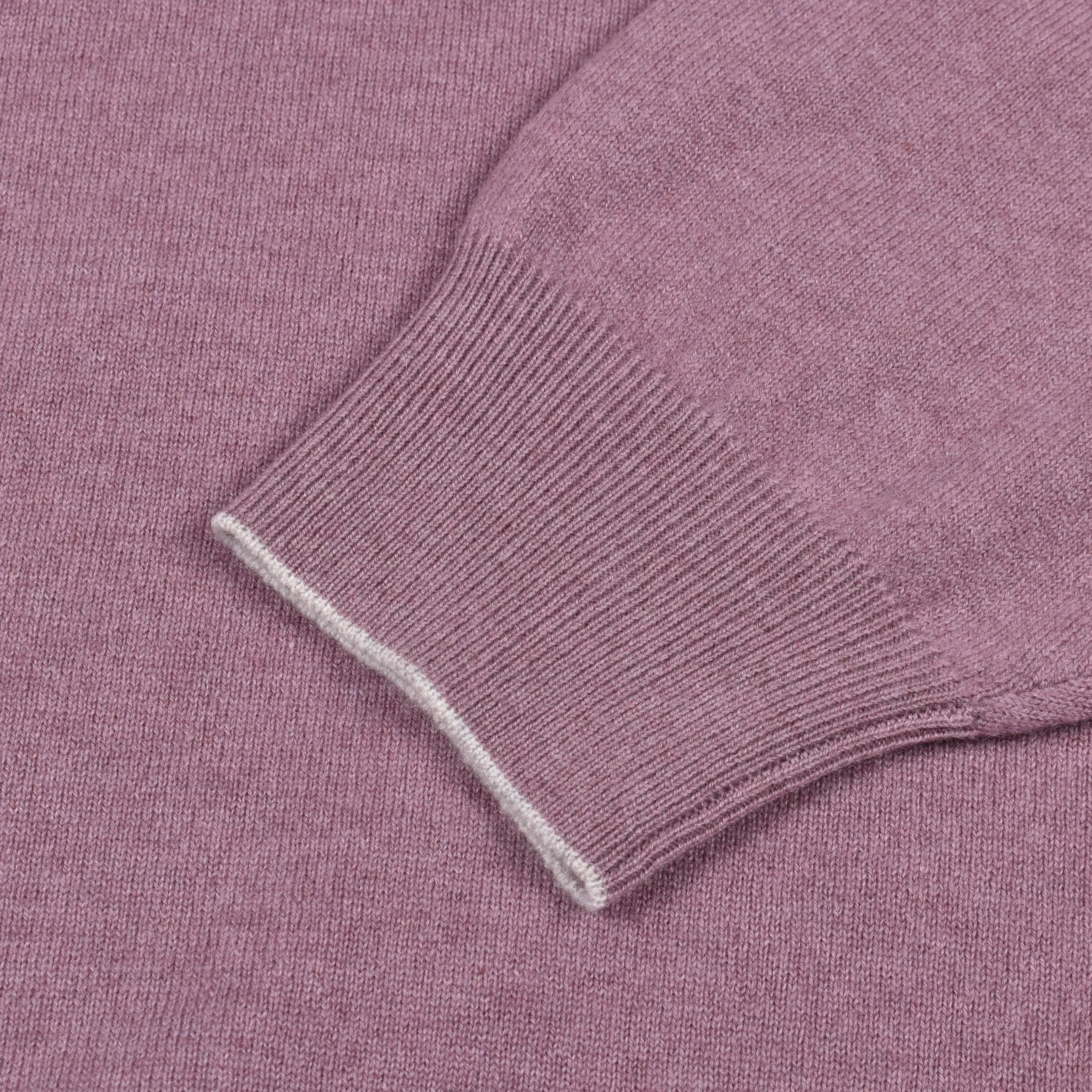 BRUNELLO CUCINELLI MEN'S 100% CASHMERE 1/4 ZIP SWEATER/PULLOVER NEW - Image 4