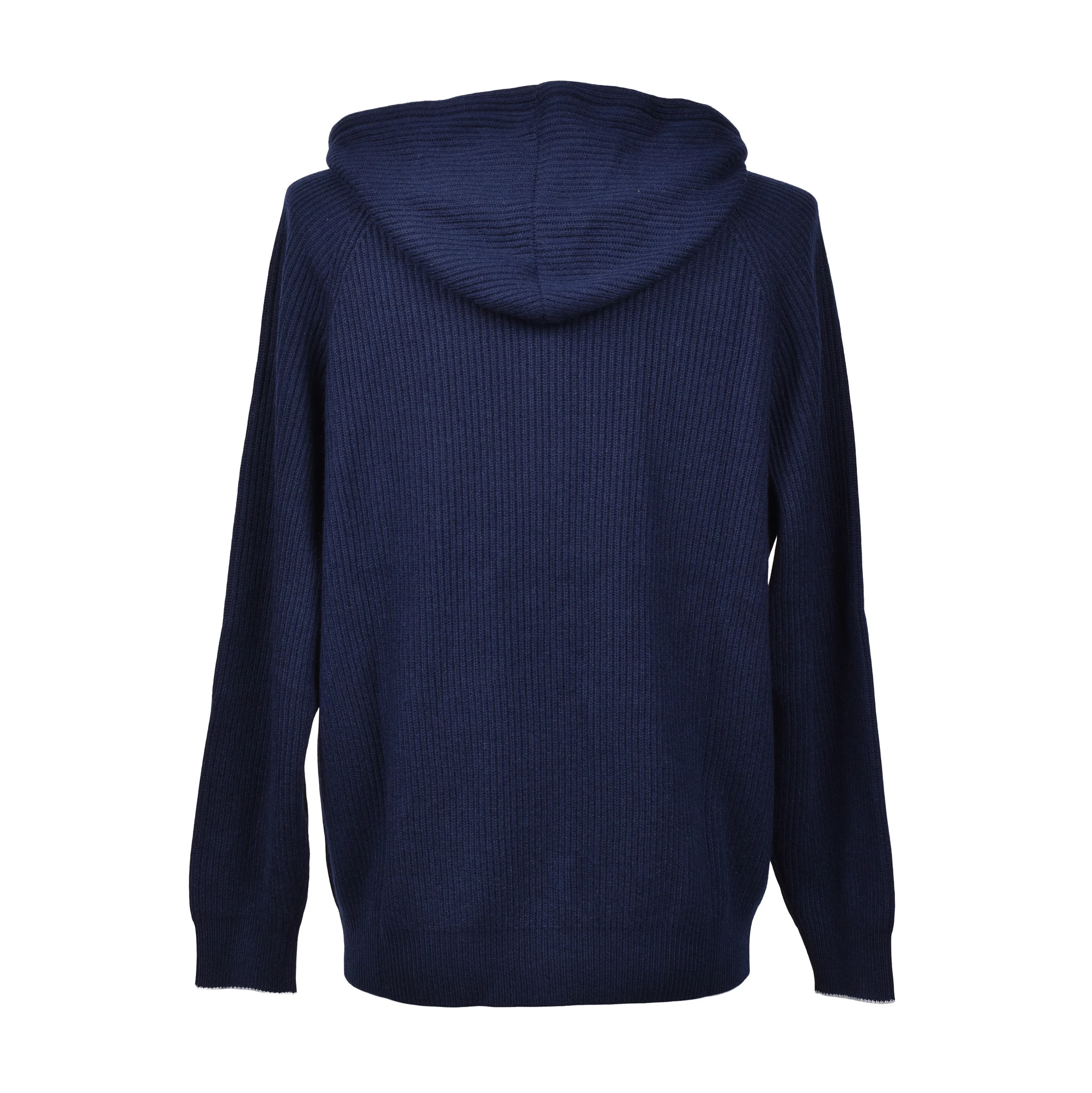 BRUNELLO CUCINELLI MEN'S 100% CASHMERE ATHLETIC KNIT ZIP UP FASHION HOODIE NEW - Image 2