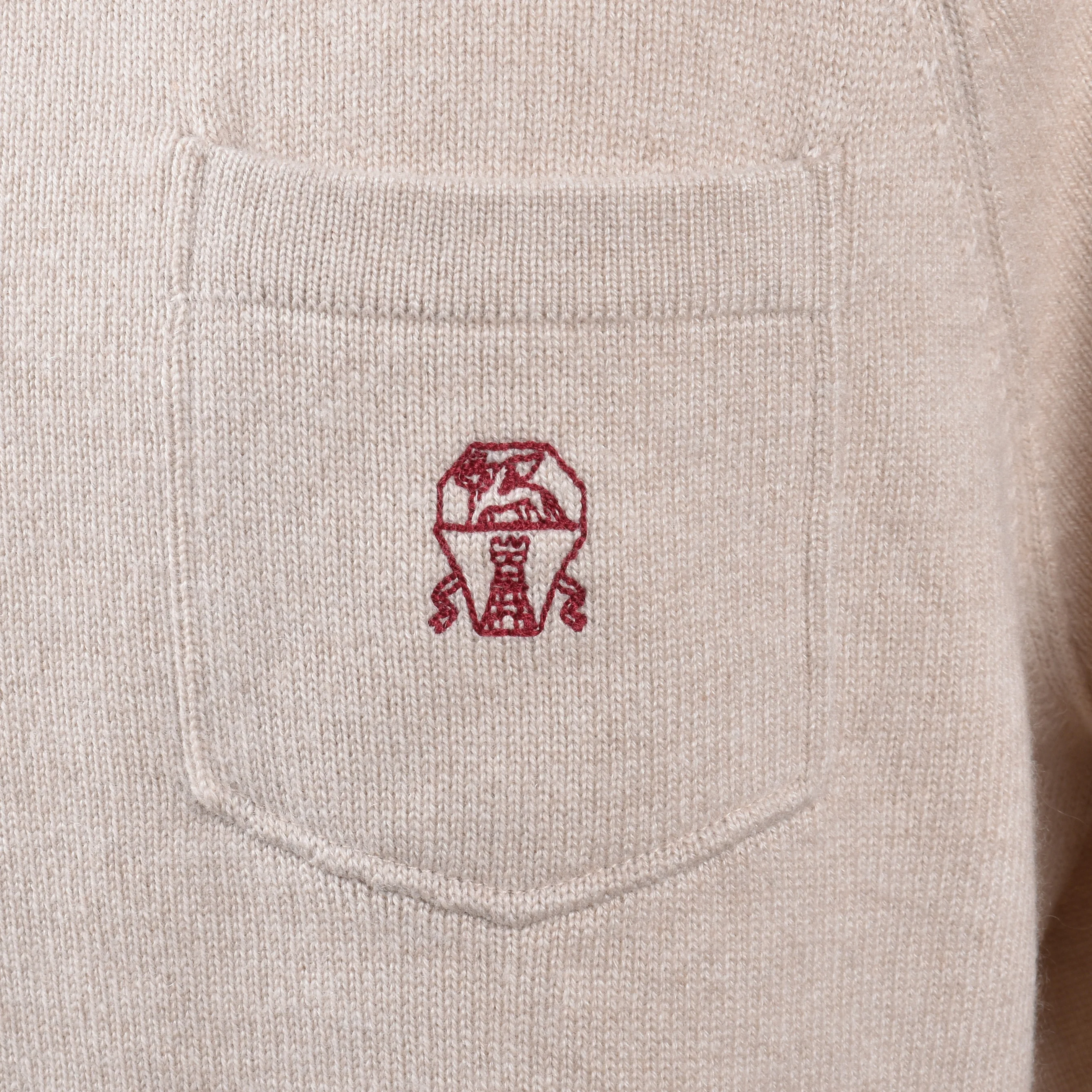 BRUNELLO CUCINELLI MEN'S 100% CASHMERE ATHLETIC STYLE CREW NECK SWEATER NEW - Image 6