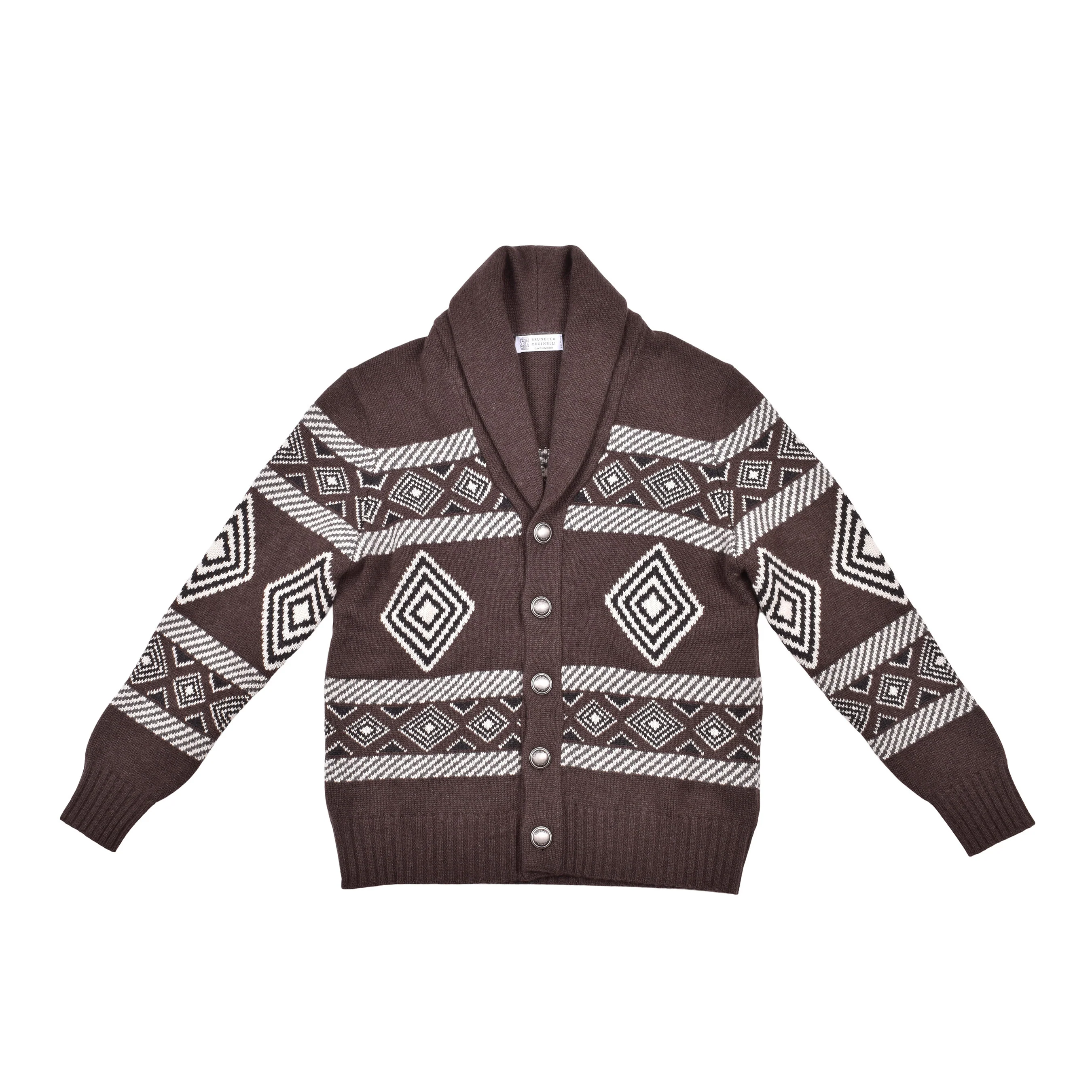 BRUNELLO CUCINELLI MEN'S 100% CASHMERE BUTTON DOWN CARDIGAN SWEATER NEW - Image 3