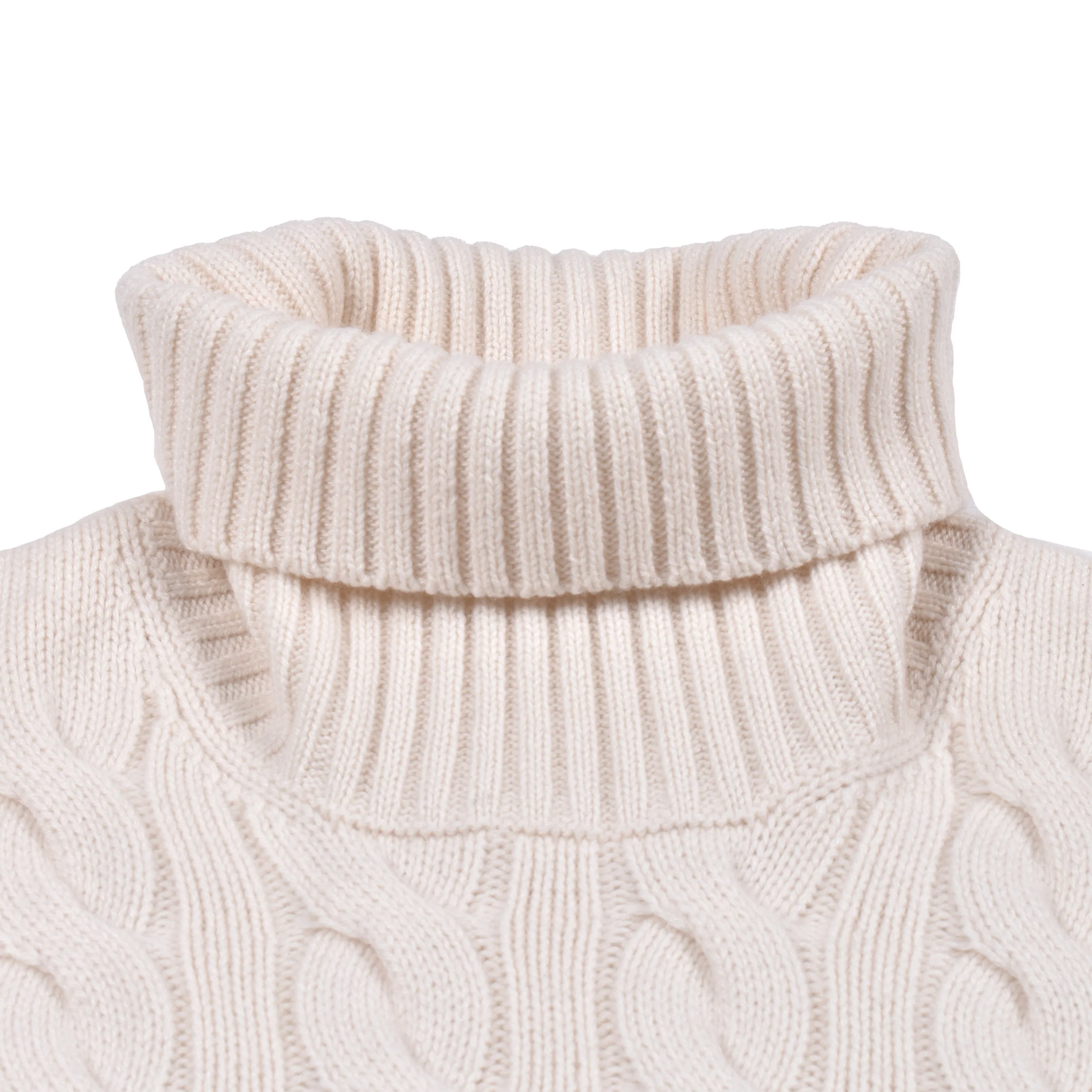 BRUNELLO CUCINELLI MEN'S 100% CASHMERE CABLE KNIT TURTLENECK SWEATER NEW - Image 4