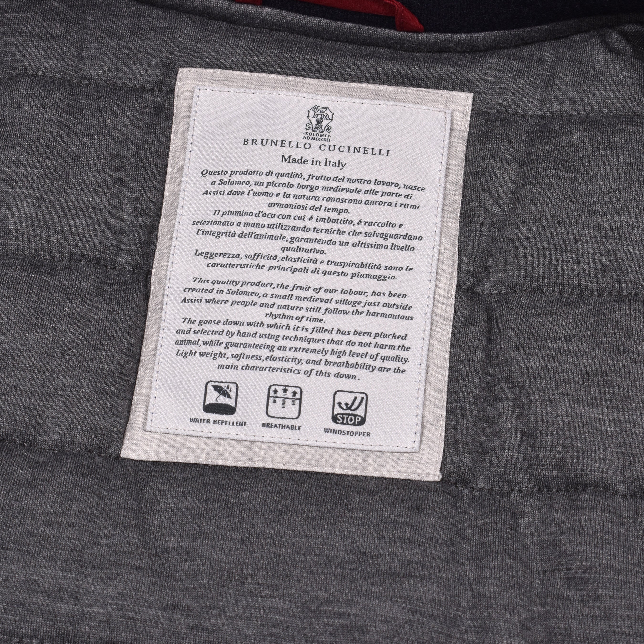 BRUNELLO CUCINELLI MEN'S 100% CASHMERE CLASSIC BOMBER STYLE JACKET NEW - Image 4