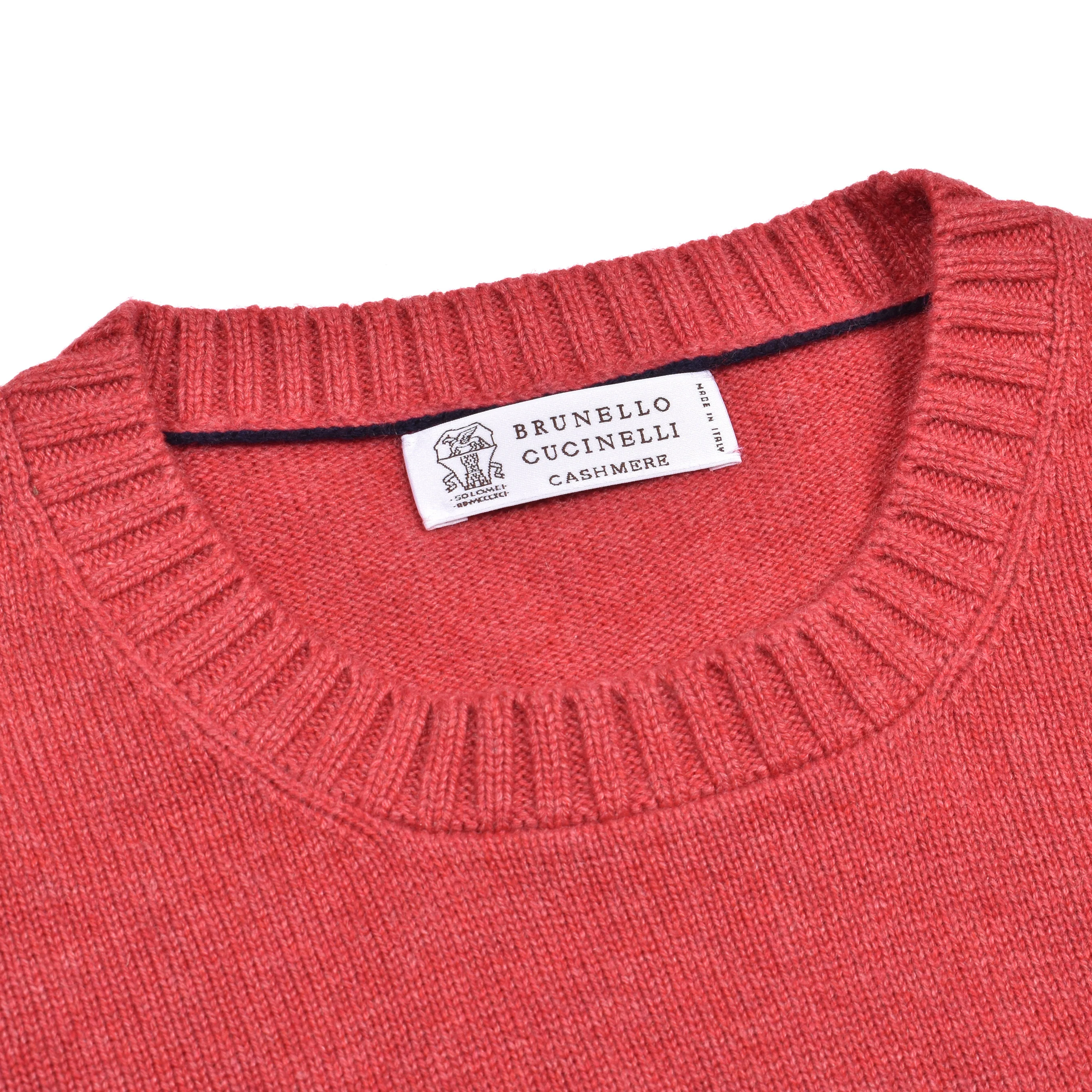 BRUNELLO CUCINELLI MEN'S 100% CASHMERE CREW NECK CASUAL SWEATER/PULLOVER NEW - Image 3