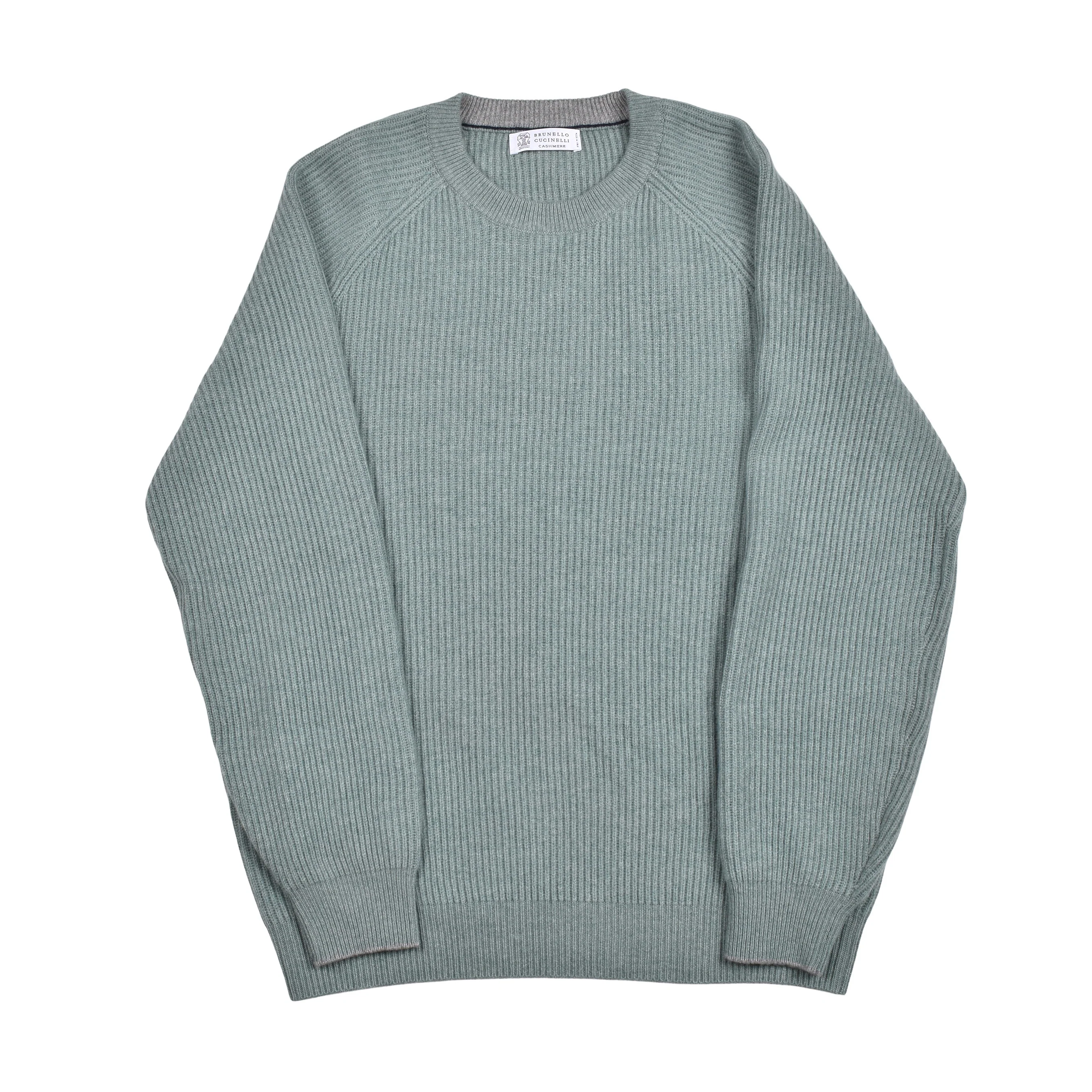 BRUNELLO CUCINELLI MEN'S 100% CASHMERE CREW NECK KNIT PULLOVER/SWEATER NEW - Image 3