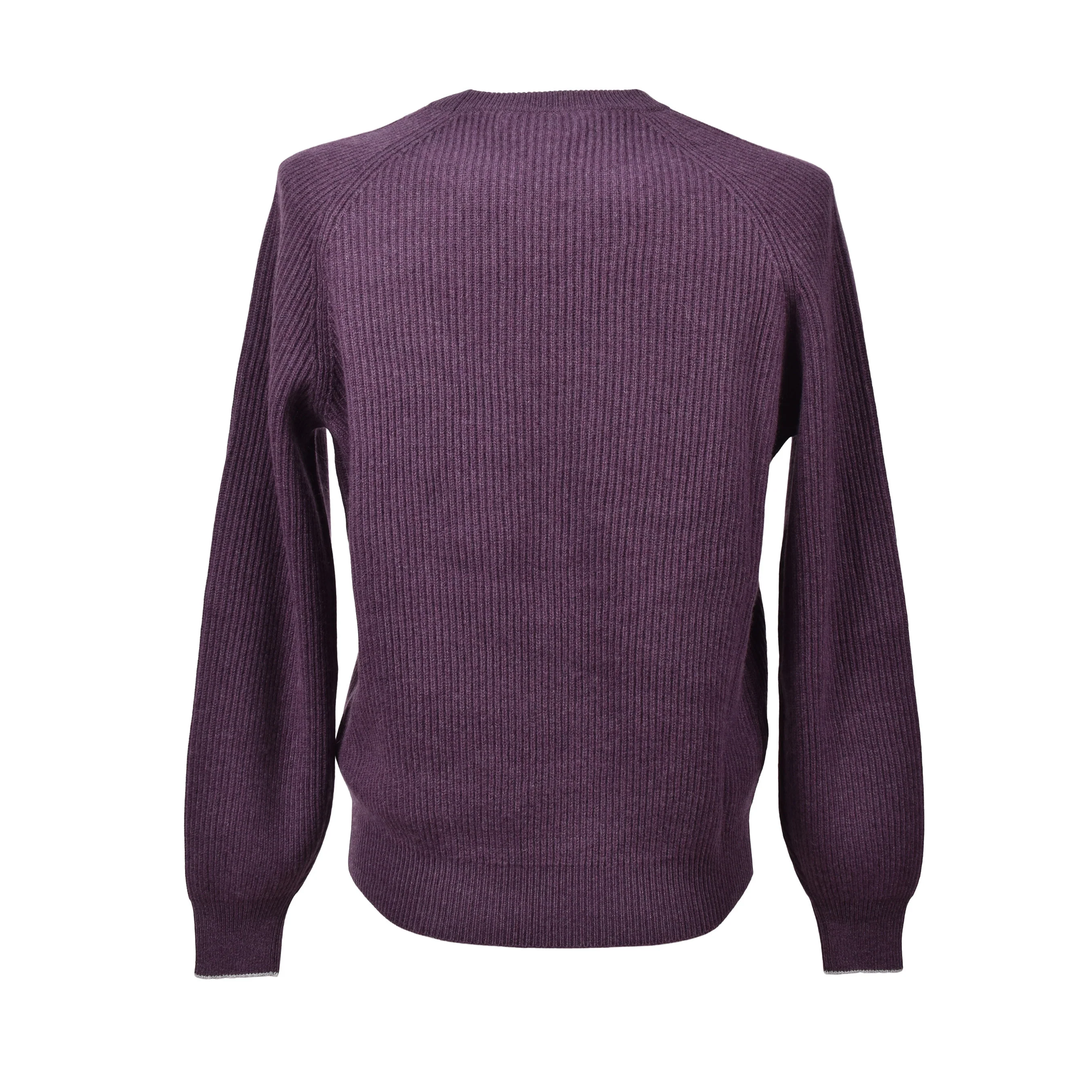 BRUNELLO CUCINELLI MEN'S 100% CASHMERE CREW NECK KNIT SWEATER/PULLOVER - Image 2