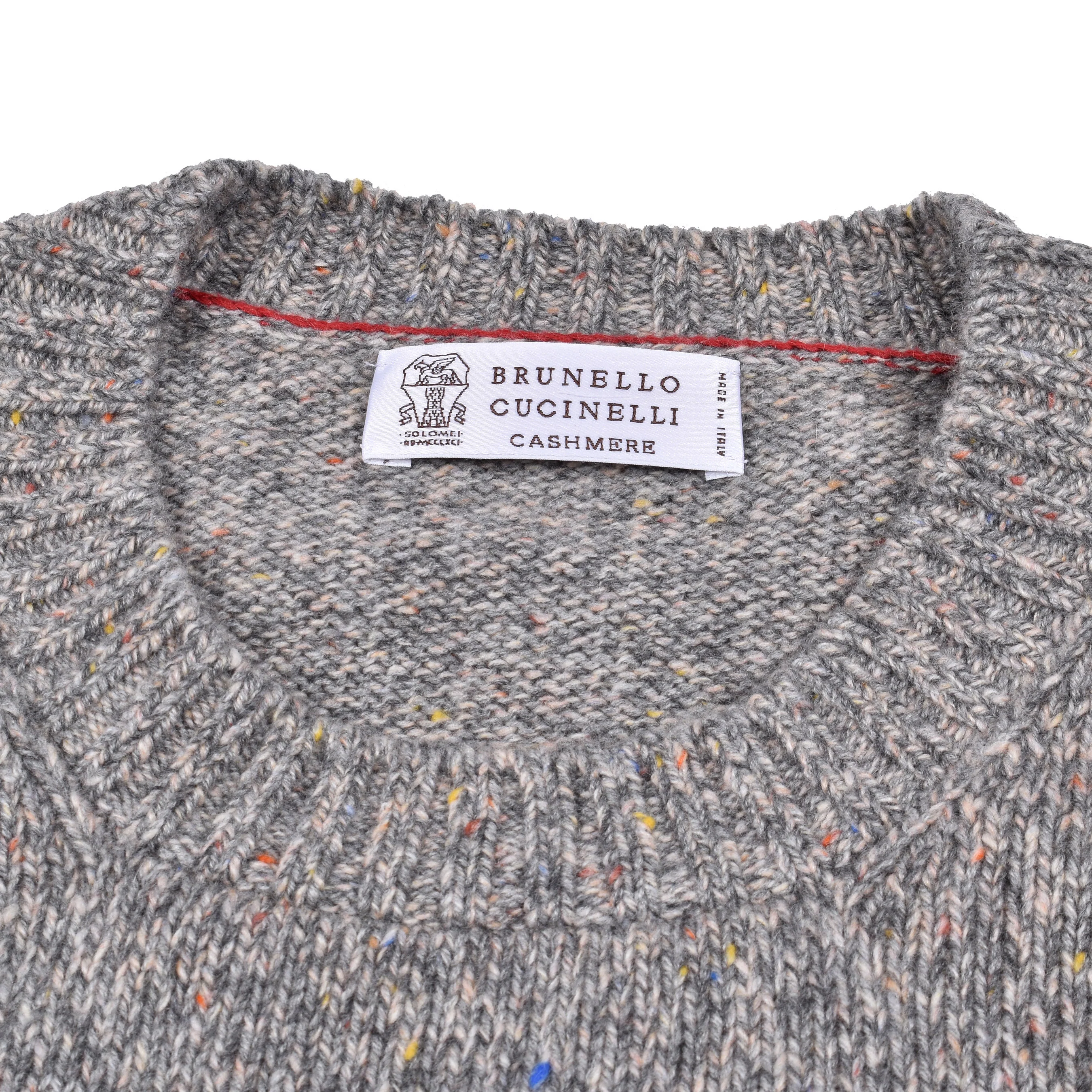 BRUNELLO CUCINELLI MEN'S 100% CASHMERE CREW NECK SWEATER/PULLOVER - Image 3