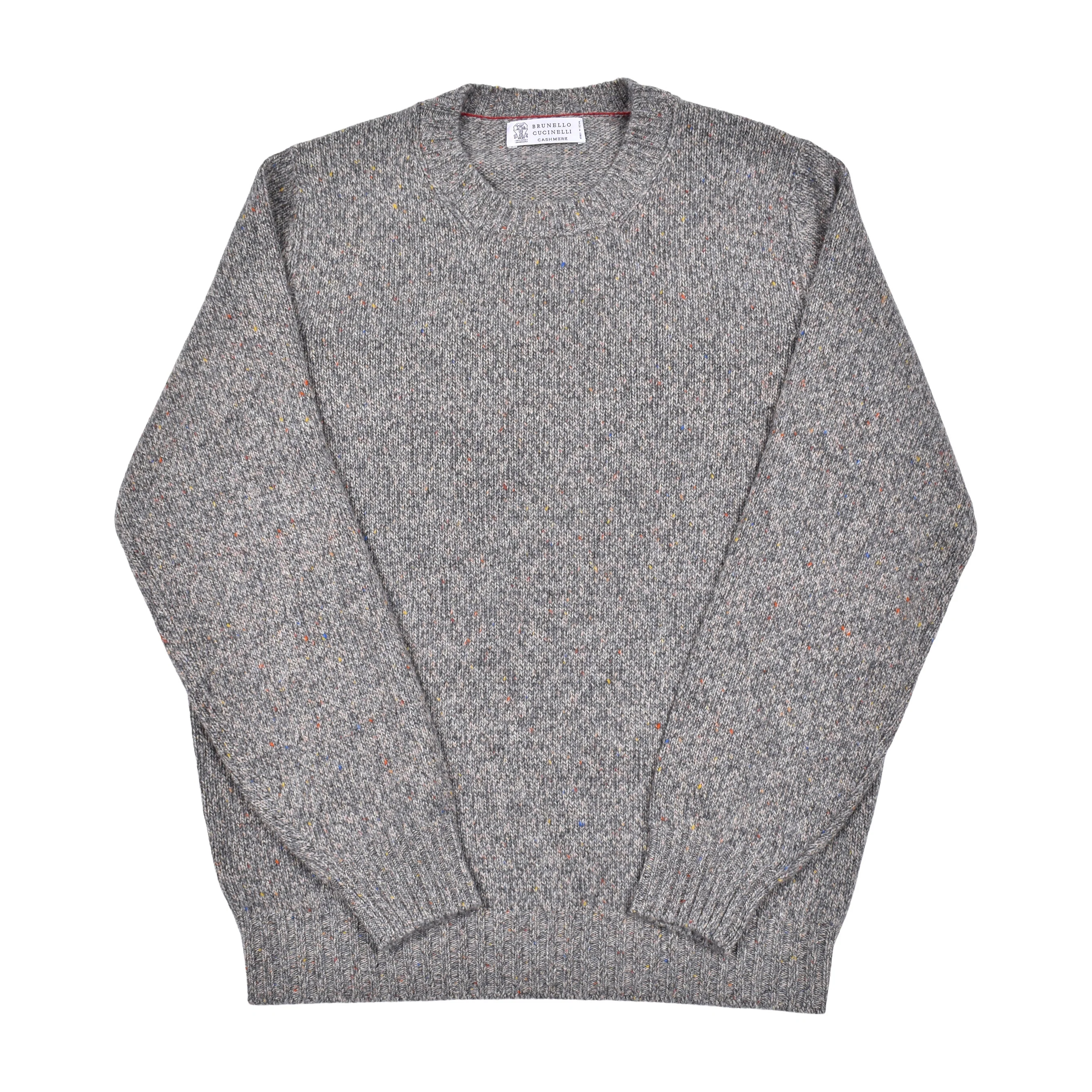 BRUNELLO CUCINELLI MEN'S 100% CASHMERE CREW NECK SWEATER/PULLOVER - Image 5