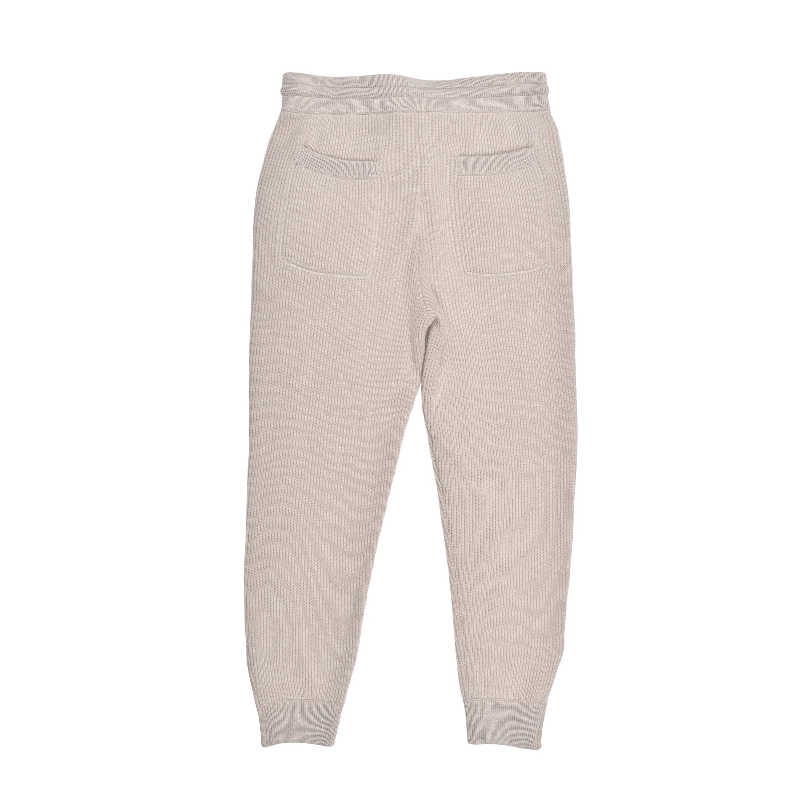 BRUNELLO CUCINELLI MEN'S 100% CASHMERE ENGLISH KNIT ATHLETIC FASHION GYMPANTS - Image 2