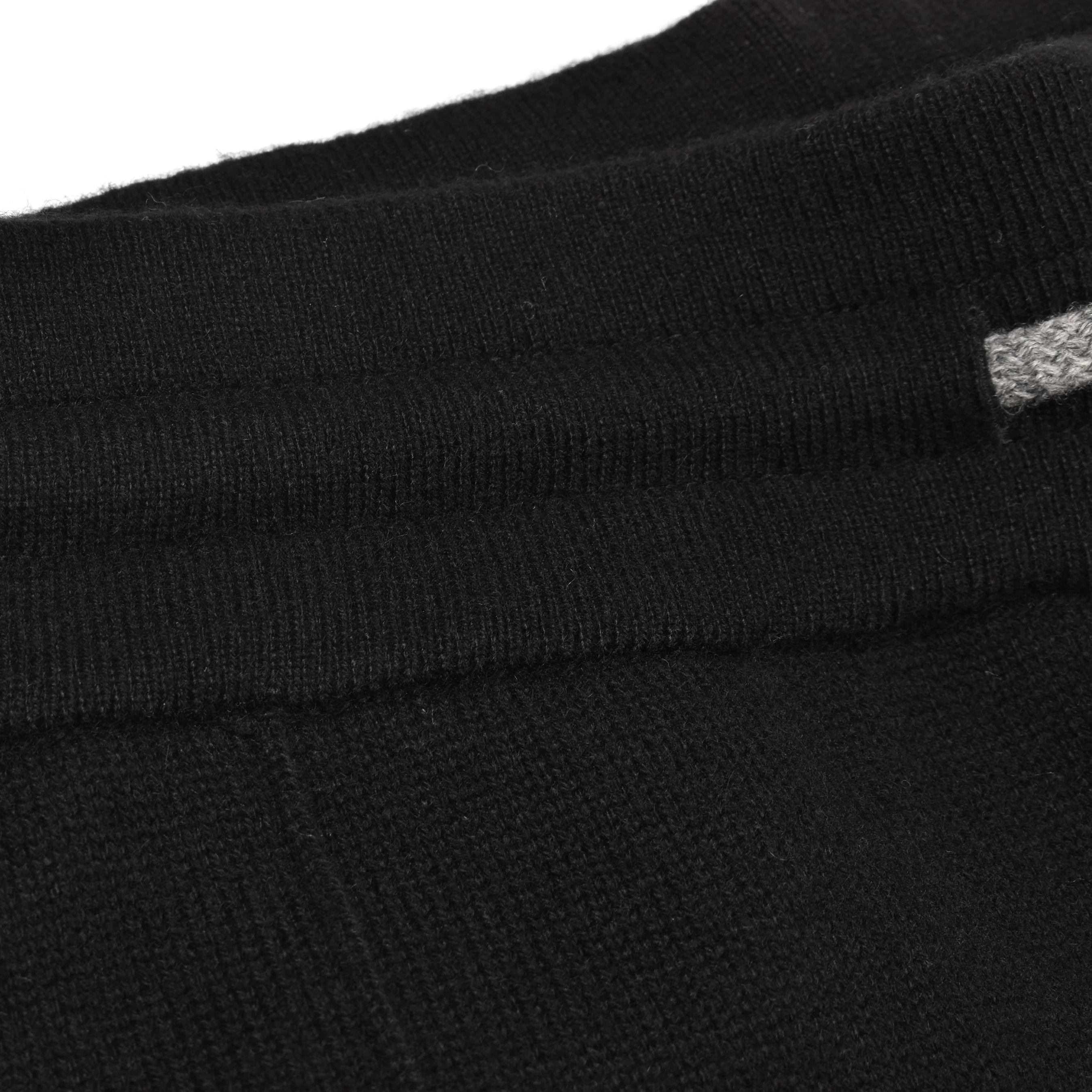 BRUNELLO CUCINELLI MEN'S 100% CASHMERE JET BLACK ATHLETIC FASHION GYM/SWEATPANTS - Image 3