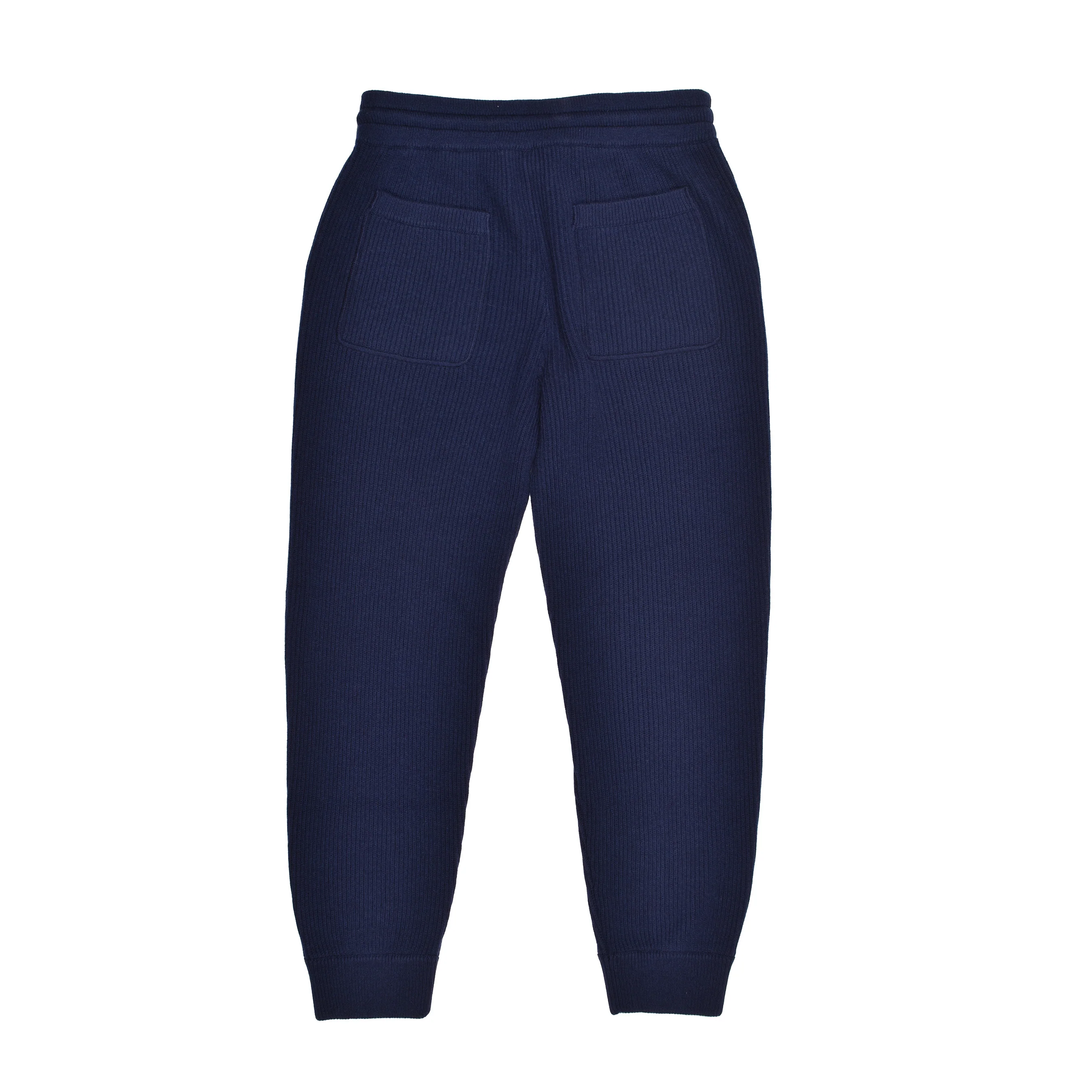 BRUNELLO CUCINELLI MEN'S 100% CASHMERE RIBBED FASHION KNIT TRAVEL SWEAT PANTS - Image 2