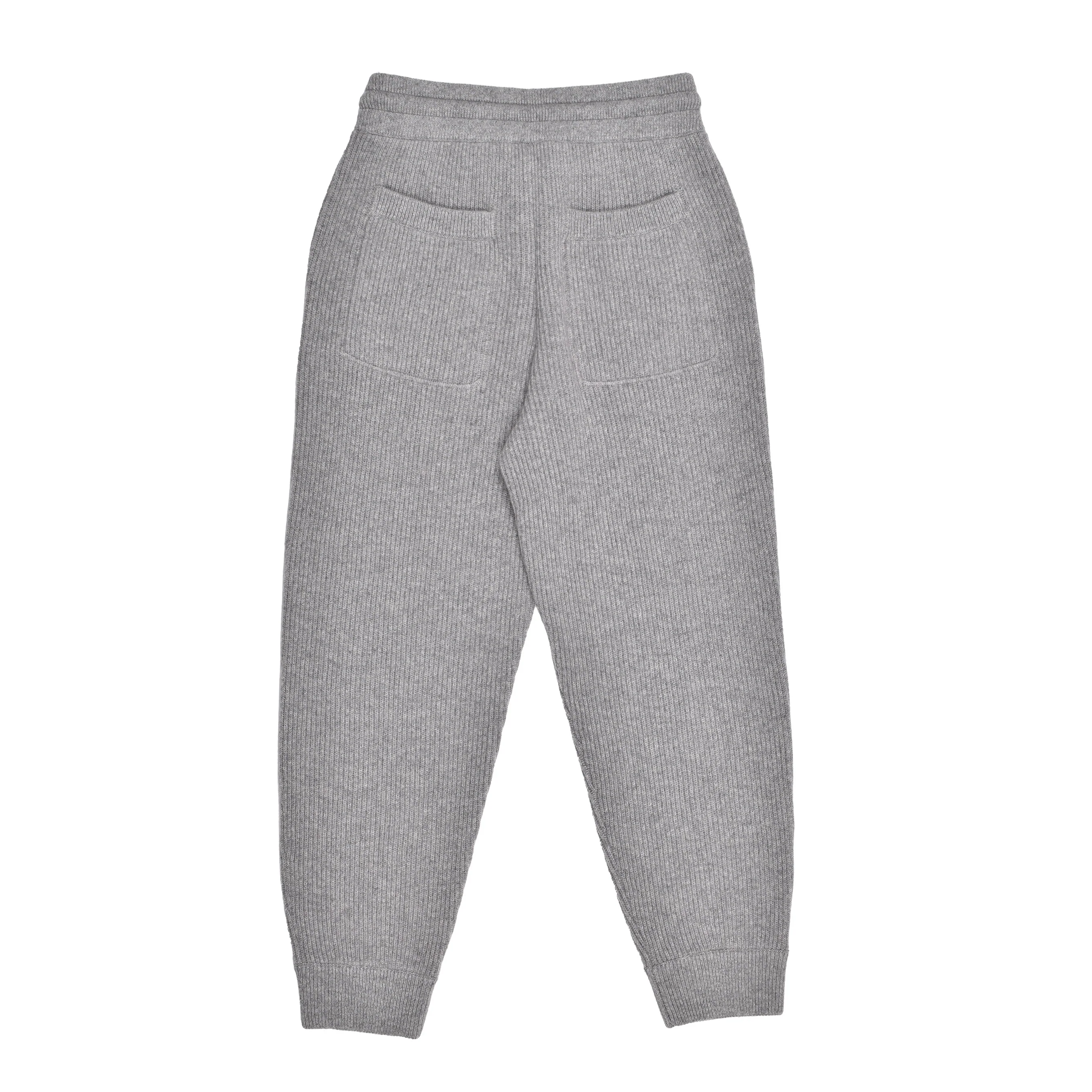 BRUNELLO CUCINELLI MEN'S 100% CASHMERE RIBBED KNIT FASHION TRAVEL SWEAT PANTS - Image 2
