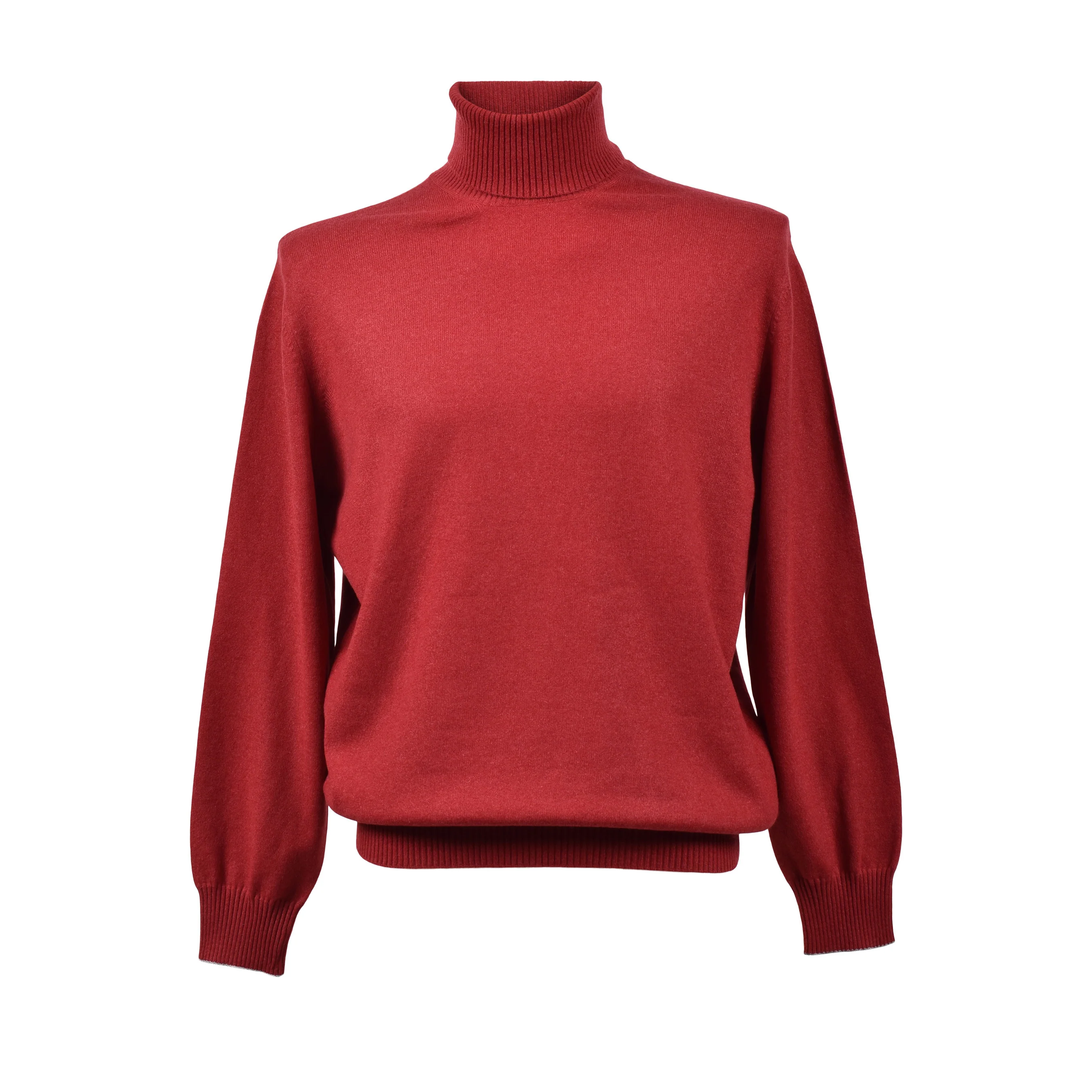 BRUNELLO CUCINELLI MEN'S 100% CASHMERE TURTLUE NECK SWEATER
