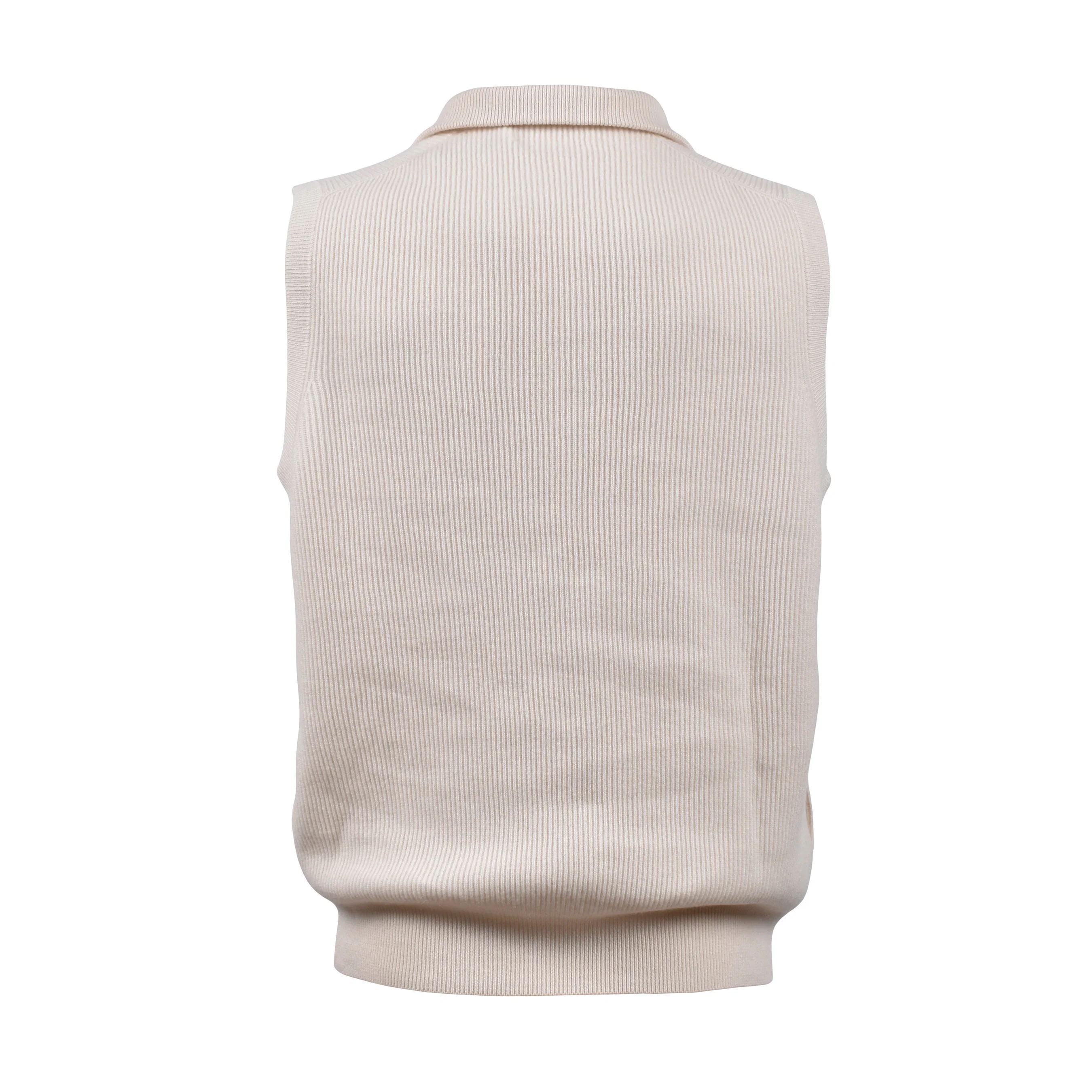 BRUNELLO CUCINELLI MEN'S 100% CASHMERE ZIP UP ATHLETIC STYLE CASUAL VEST/SWEATER - Image 2