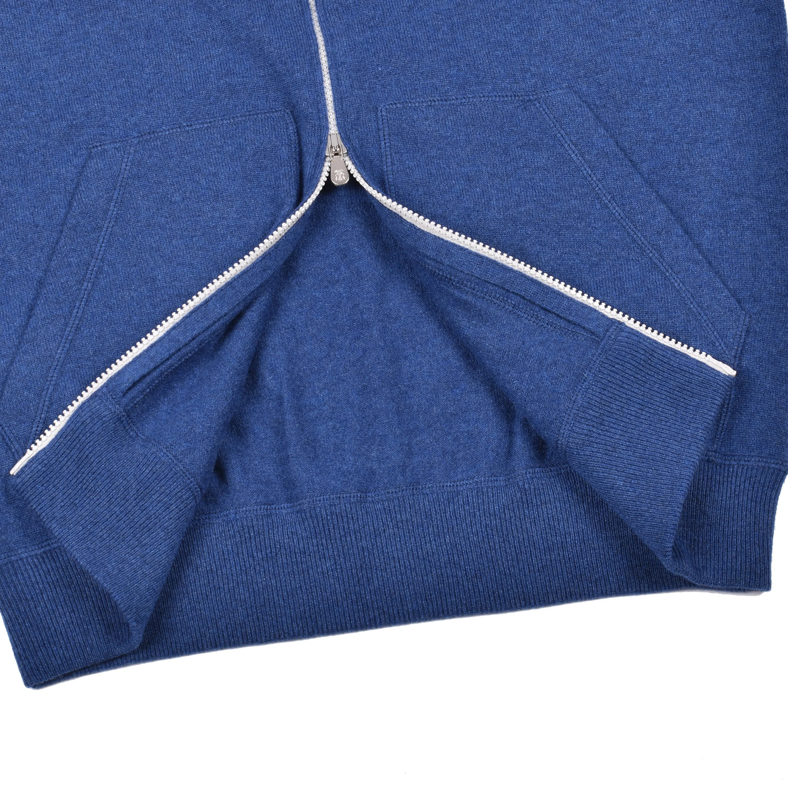 BRUNELLO CUCINELLI MEN'S 100% CASHMERE ZIP UP DRAWSTRING HOODIE/SWEATER - NEW - Image 8