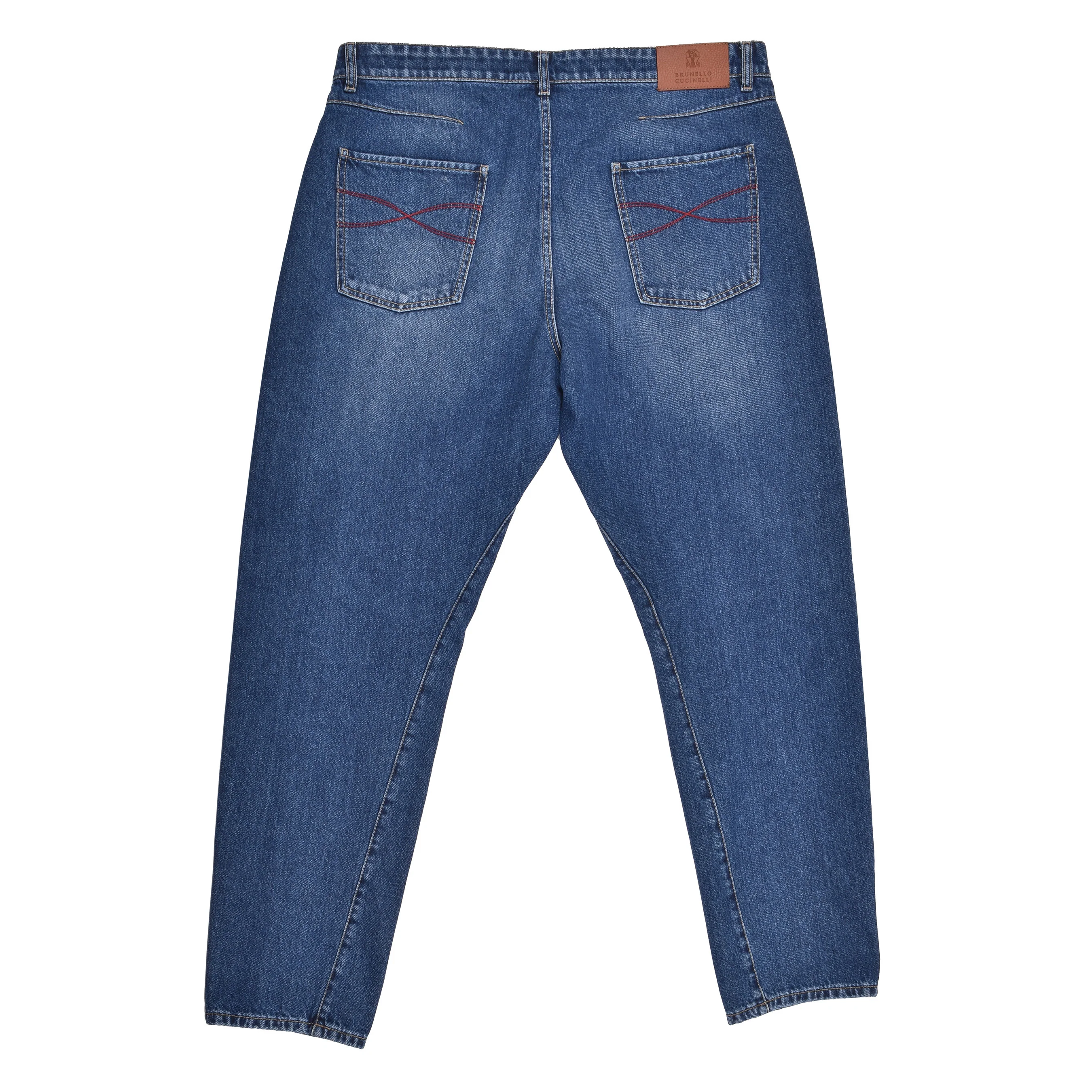 BRUNELLO CUCINELLI MEN'S 100% COTTON 5 POCKET DENIM JEANS STYLE COTTON PANTS NEW - Image 2