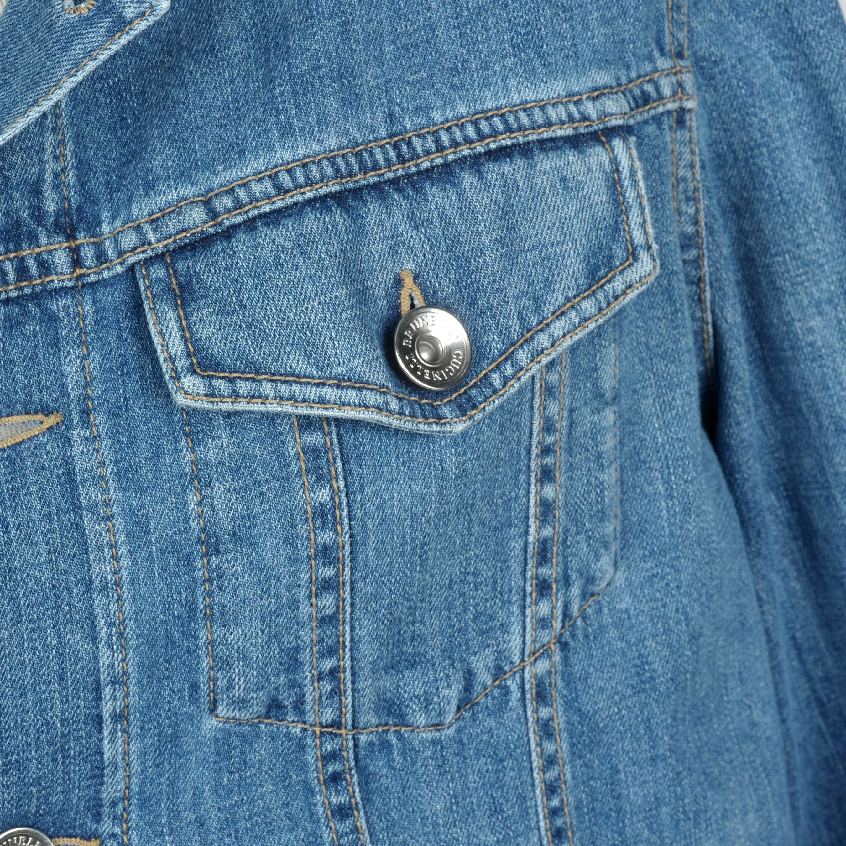 BRUNELLO CUCINELLI MEN'S LIGHT DENIM JACKET - Image 4