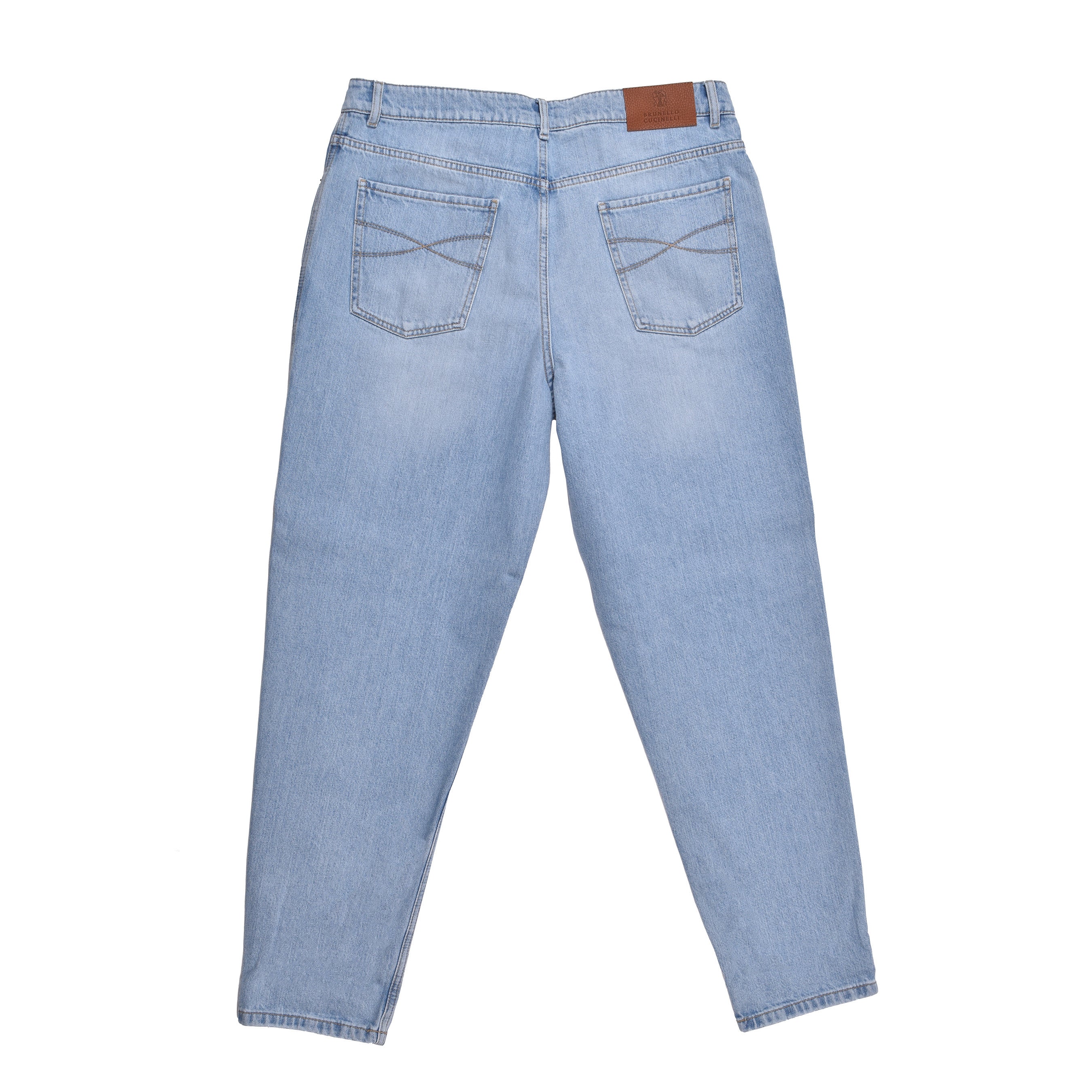 BRUNELLO CUCINELLI MEN'S 100% COTTON FIVE POCKET DENIM JEAN PANTS NEW - Image 2