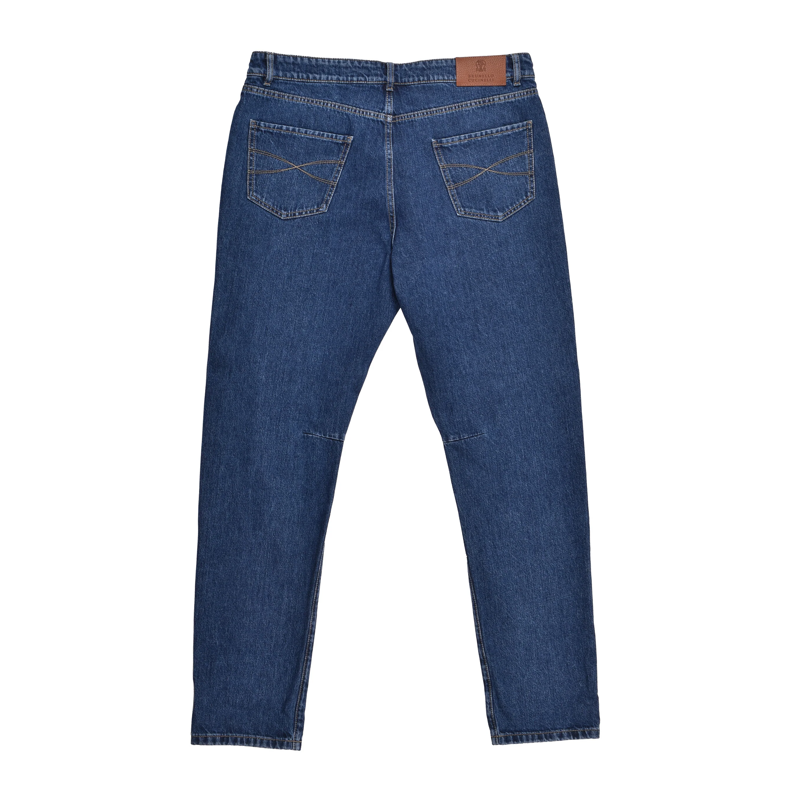 BRUNELLO CUCINELLI MEN'S 100% COTTON FIVE POCKET LEISURE FIT DENIM/JEAN PANT NEW - Image 2