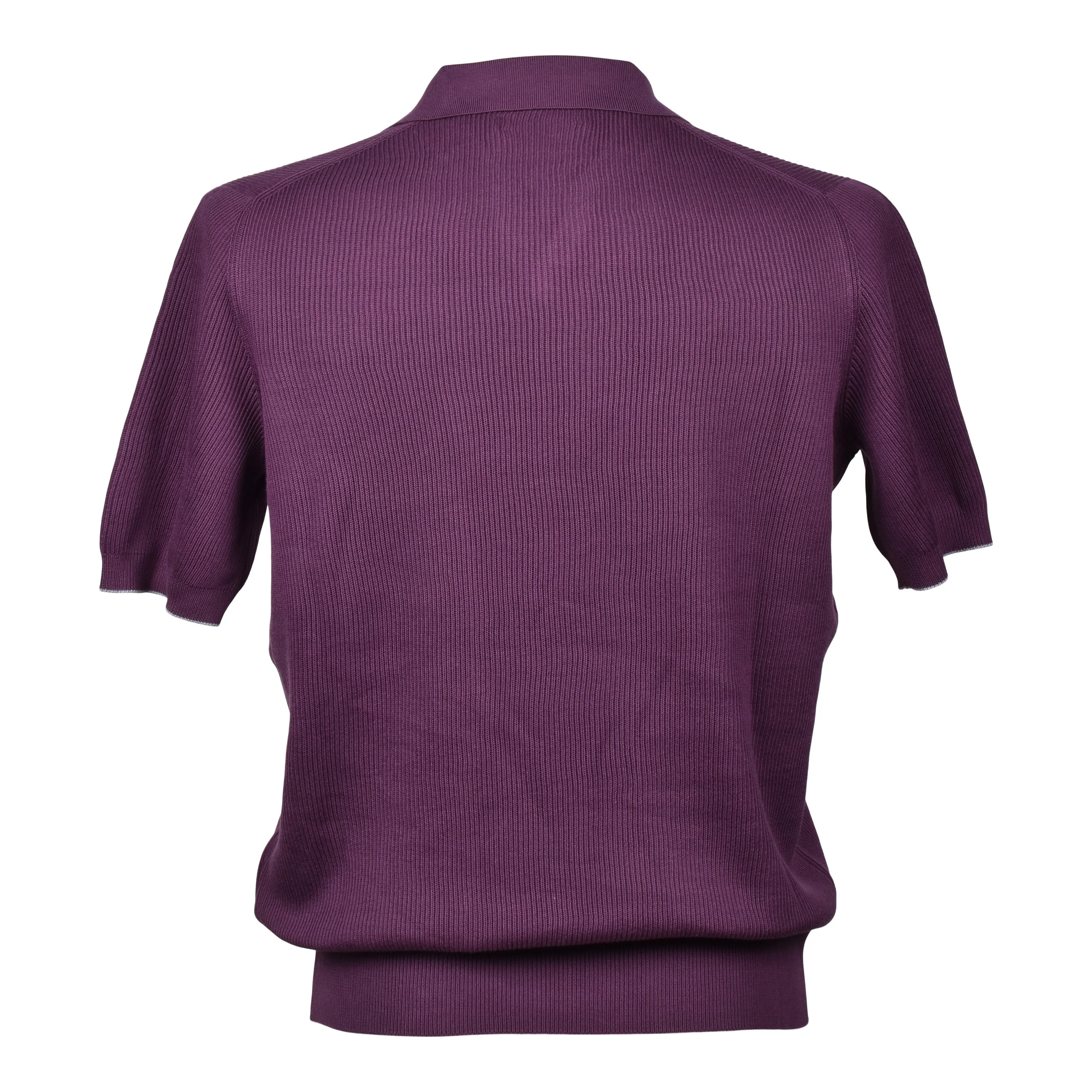 BRUNELLO CUCINELLI MEN'S 100% COTTON POLO STYLE SHORT SLEEVE KNIT SWEATER NEW - Image 2