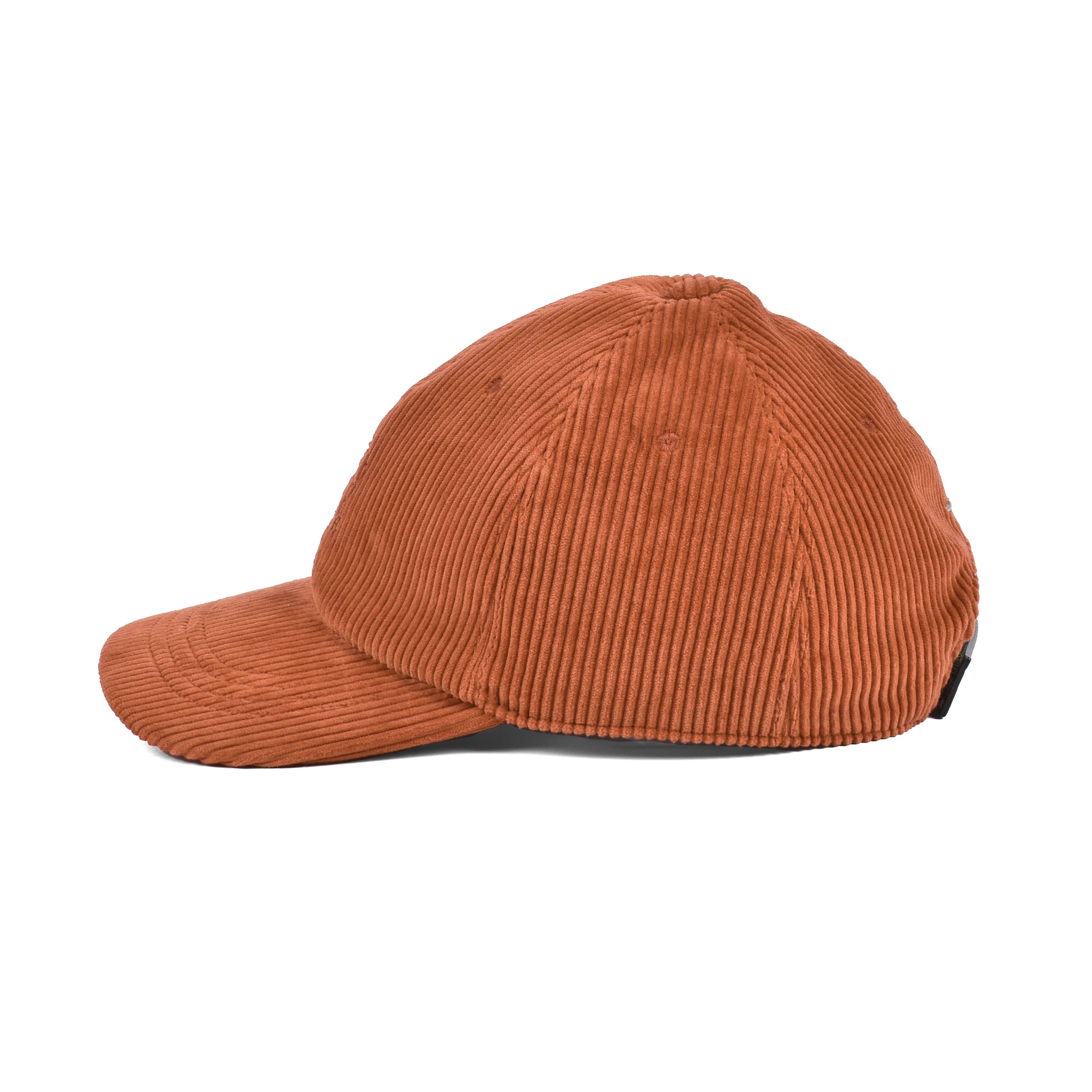 BRUNELLO CUCINELLI MEN'S 100% COTTON SALMON CORDUROY LOGO BASEBALL CAP/HAT - Image 2