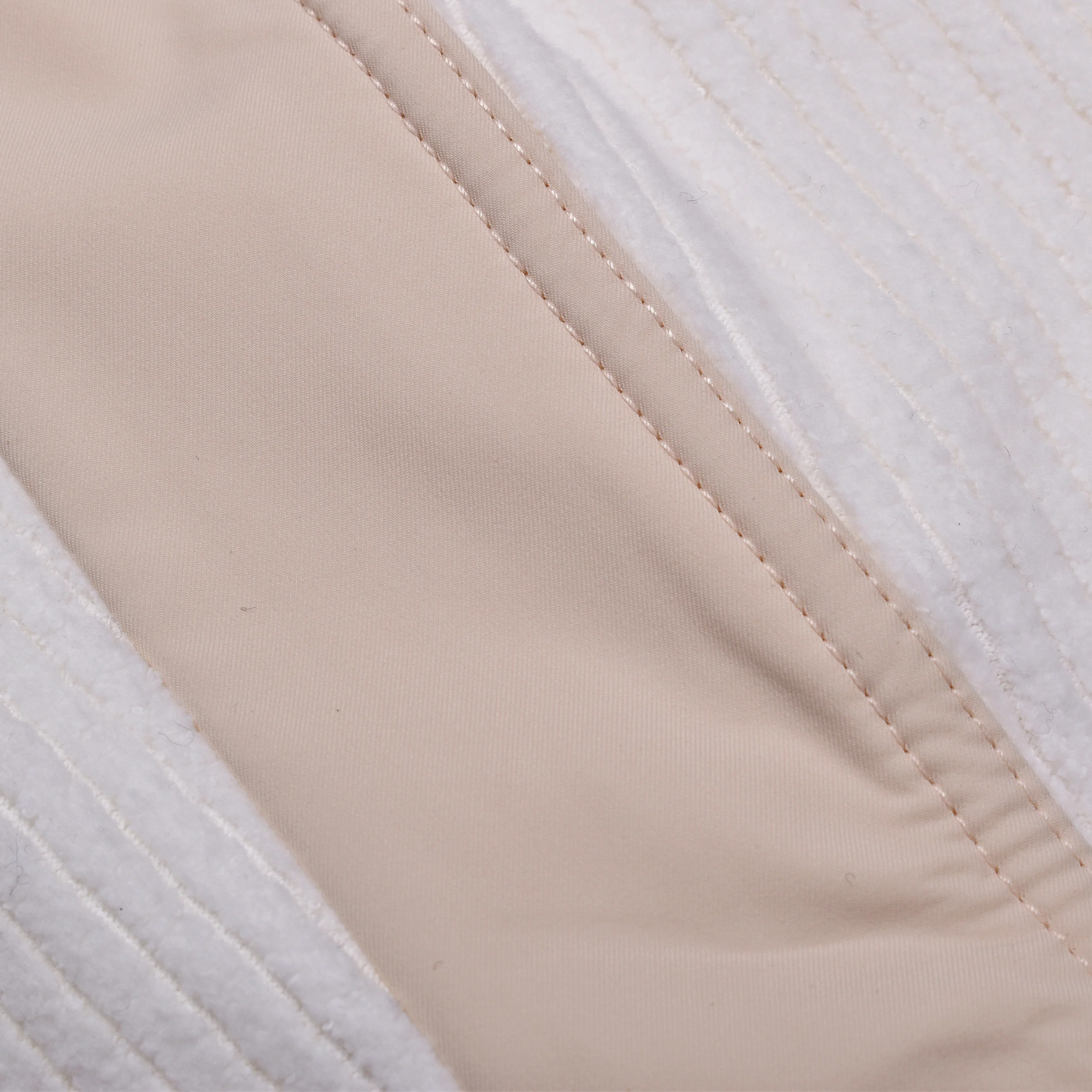 BRUNELLO CUCINELLI MEN'S 100% COTTON TWO TONE CREAM CORDUROY FASHION GYM PANTS - Image 4