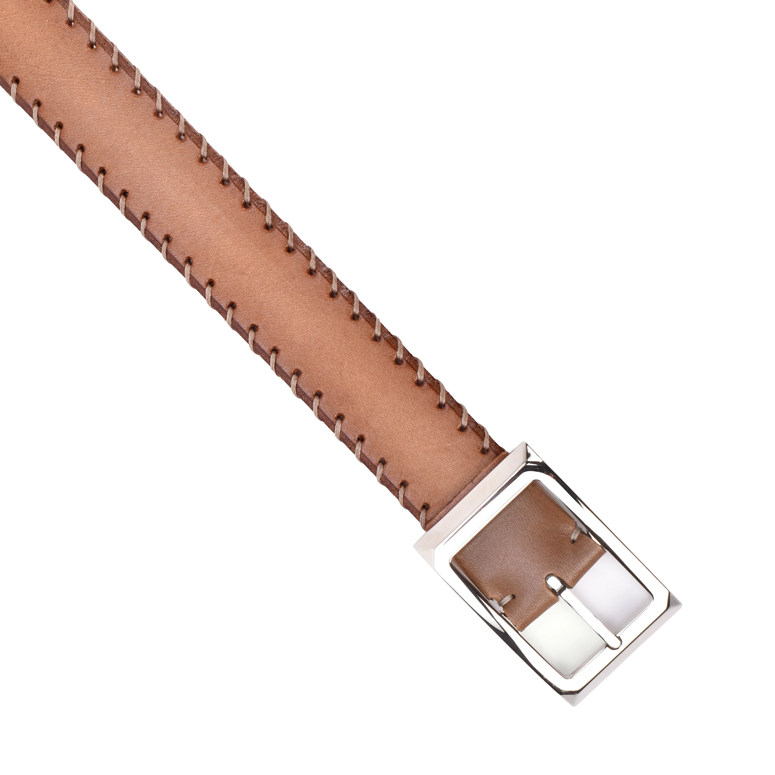 BRUNELLO CUCINELLI MEN'S 100% GENUINE LEATHER CASUAL BELT NEW 95 CM - Image 2