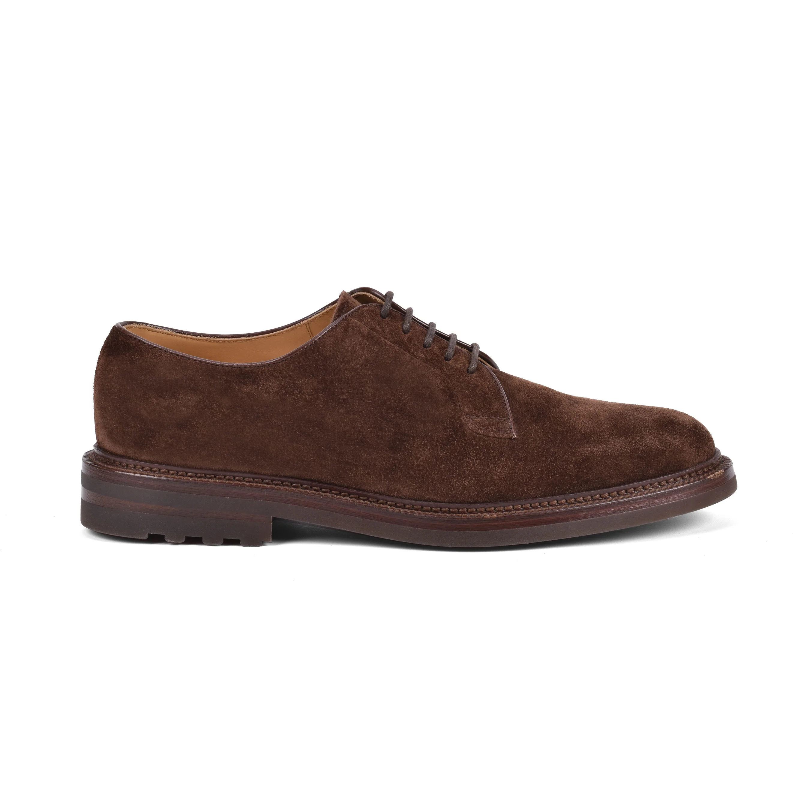 BRUNELLO CUCINELLI MENS 100% LEATHER BORWN LACE UP DERBY SHOE NEW - Image 2