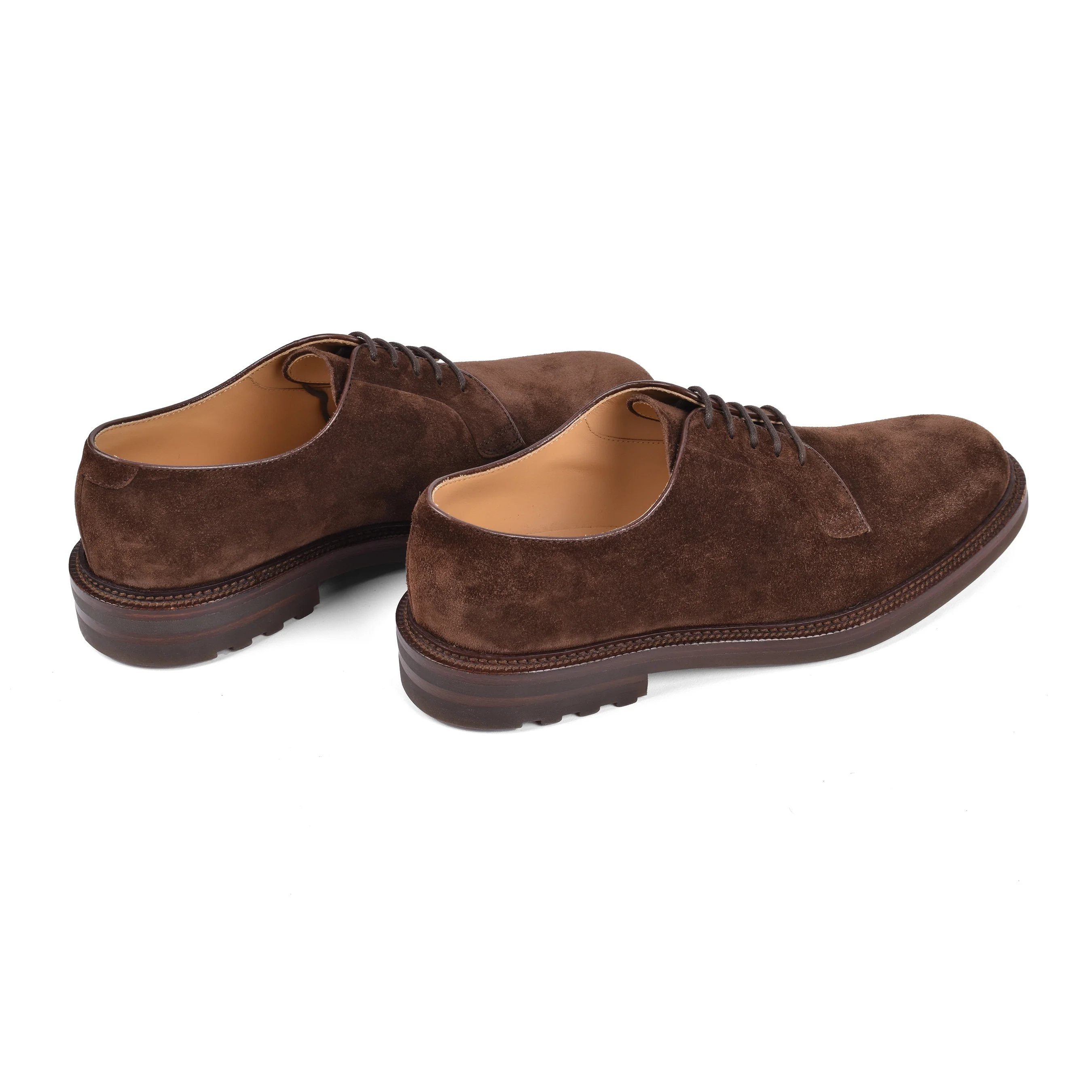 BRUNELLO CUCINELLI MENS 100% LEATHER BORWN LACE UP DERBY SHOE NEW - Image 3