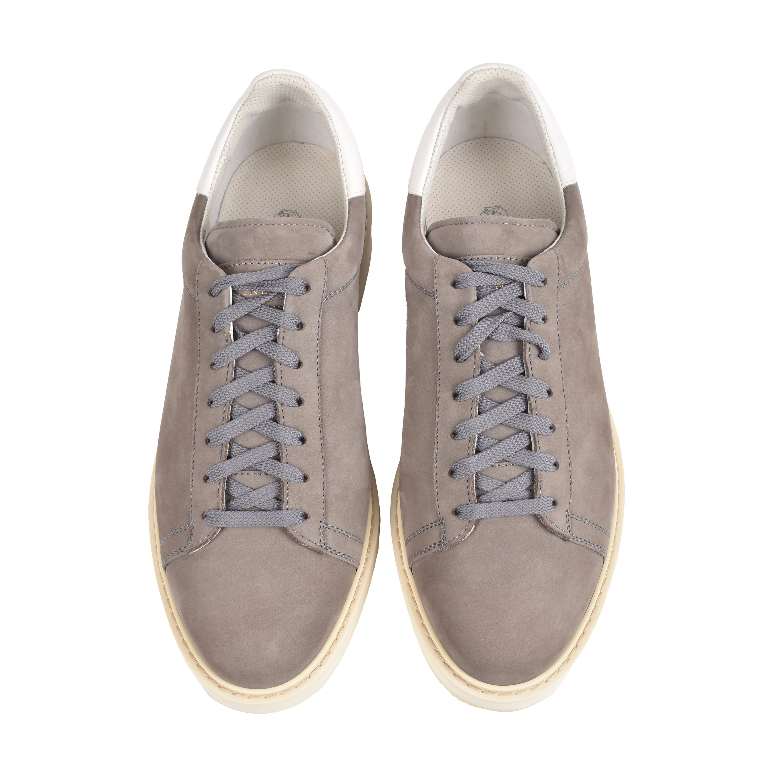 BRUNELLO CUCINELLI MEN'S 100% LEATHER LOW TOP FASHION SNEAKERS - Image 4
