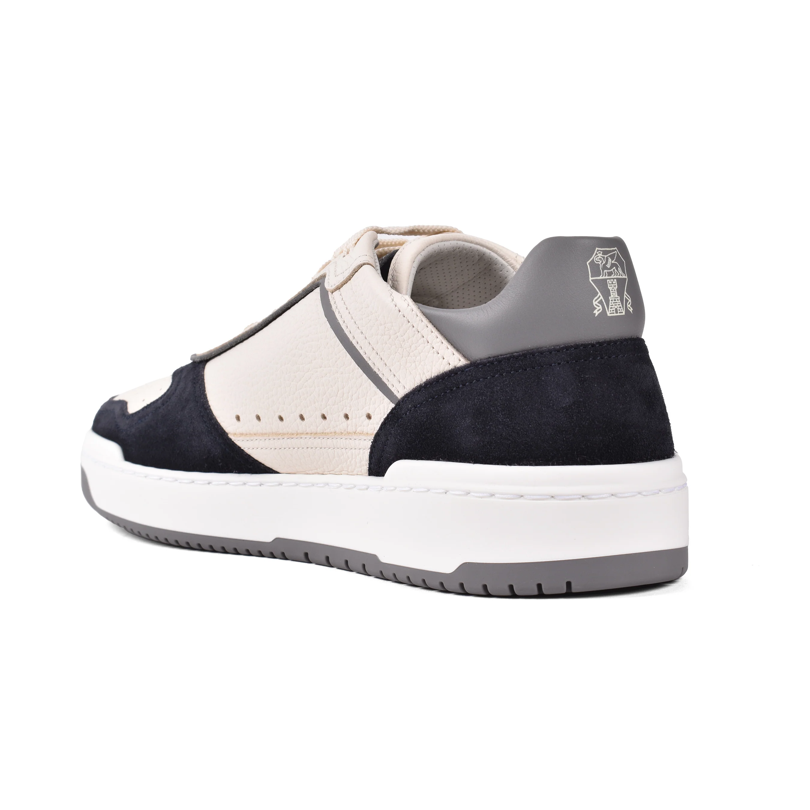 BRUNELLO CUCINELLI MEN'S 100% LEATHER TWO TONE FASHION RUNNER SNEAKER SHOE NEW - Image 4
