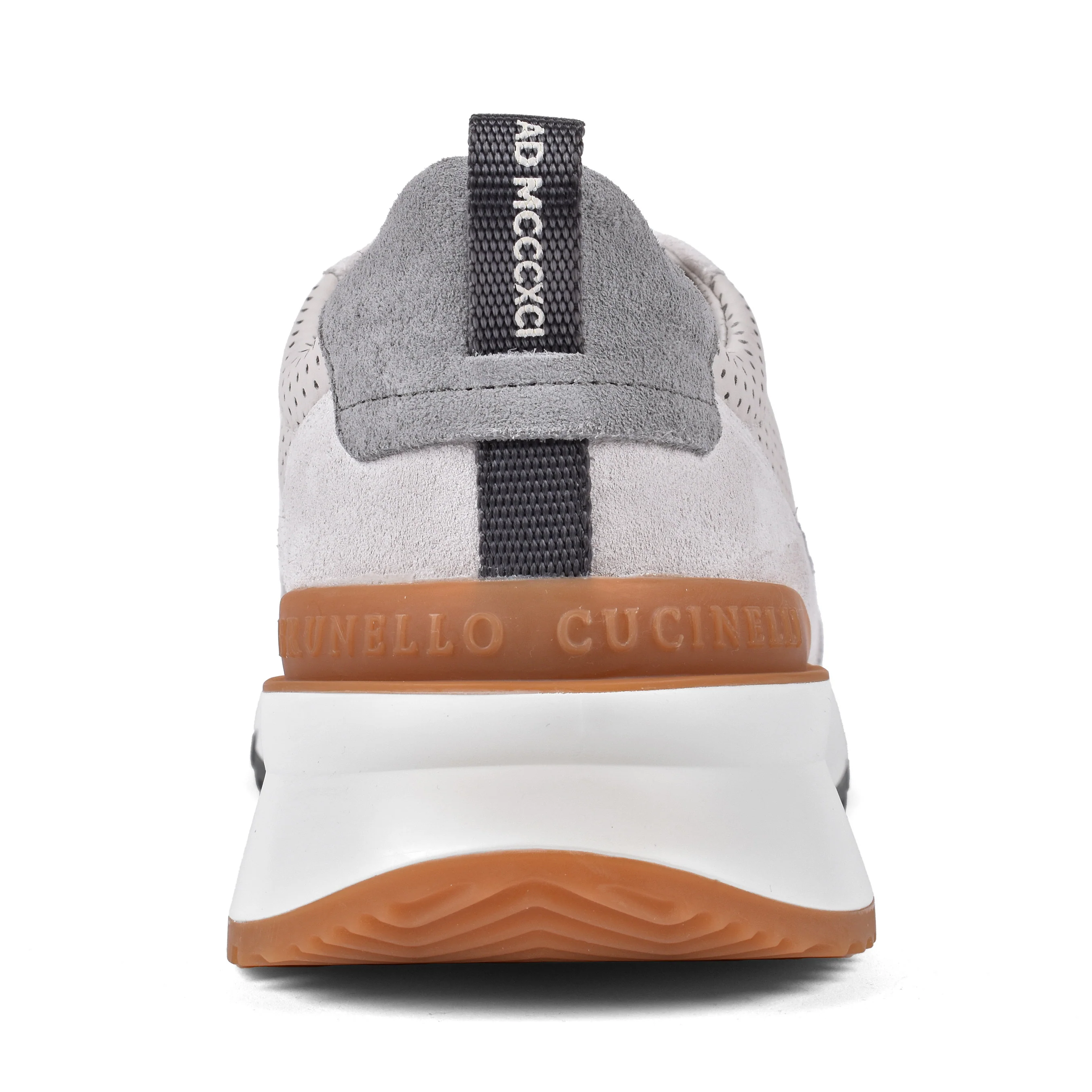BRUNELLO CUCINELLI MEN'S 100% LEATHER TWO TONE FASHION RUNNER SNEAKER SHOE NEW - Image 5
