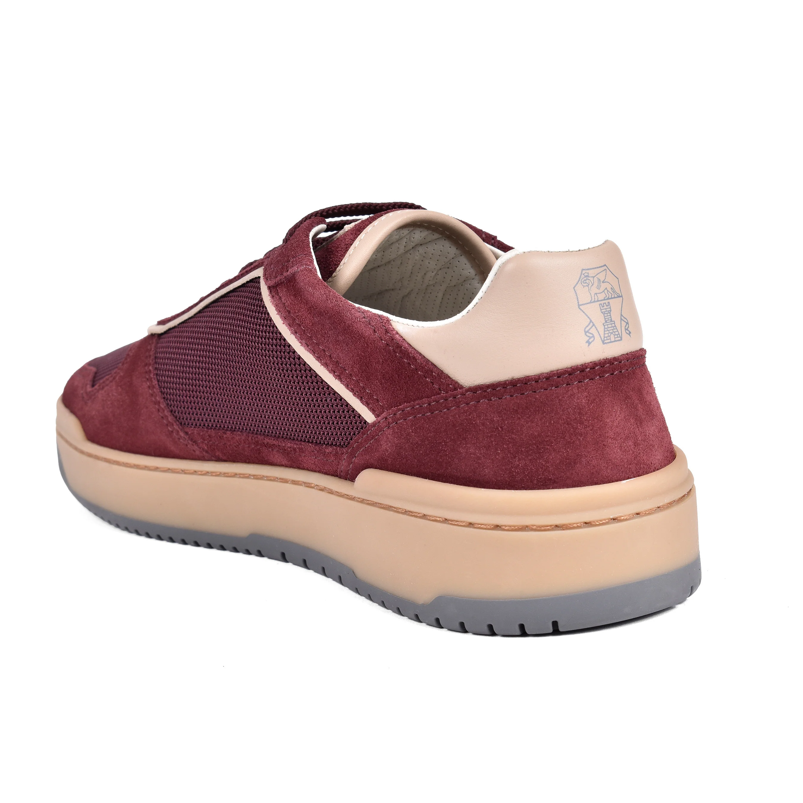 BRUNELLO CUCINELLI MEN'S 100% LEATHER TWO TONE FASHION RUNNER SNEAKERS SHOE NEW - Image 4