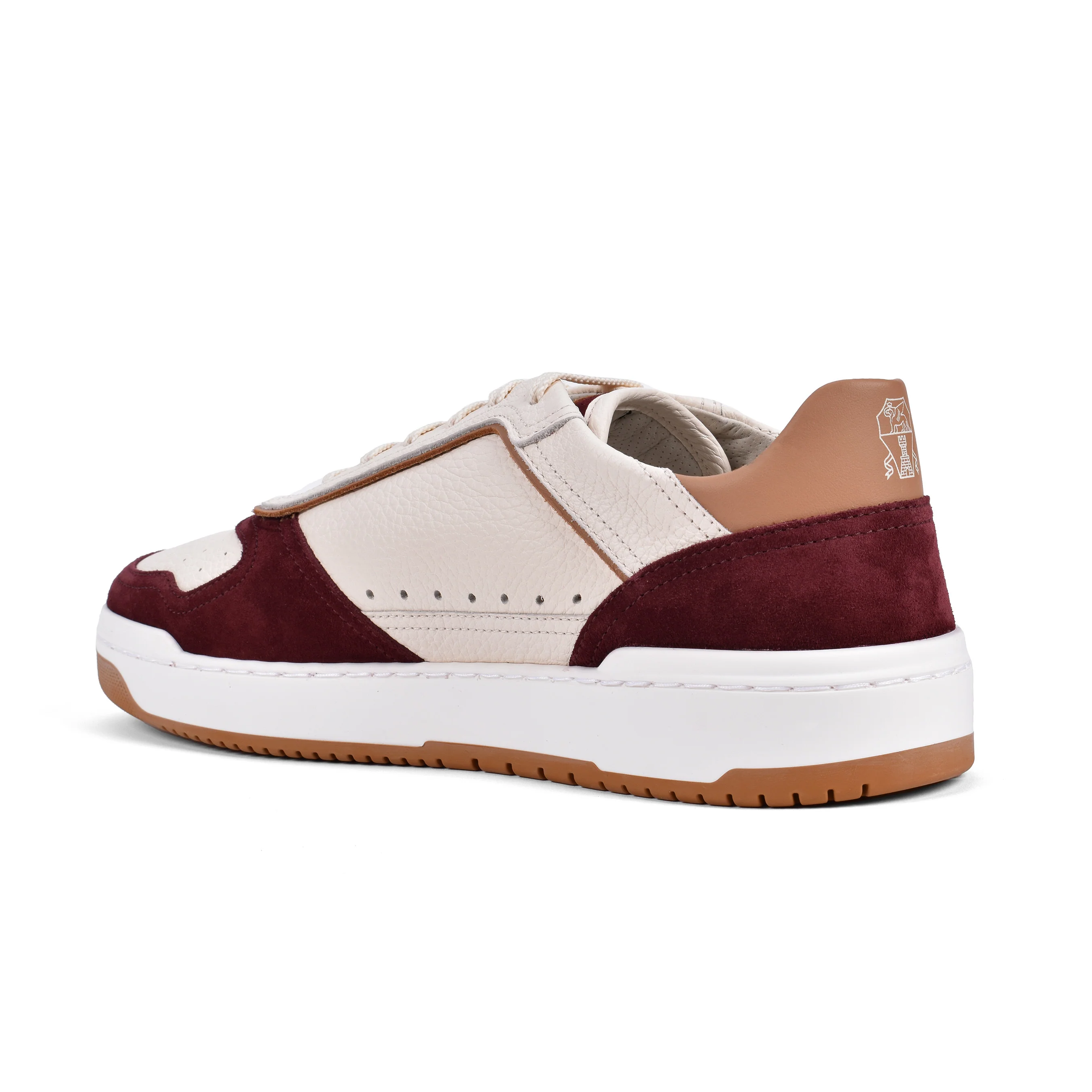 BRUNELLO CUCINELLI MEN'S 100% LEATHER TWO TONE FASHION RUNNER SNEAKERS SHOE NEW - Image 4