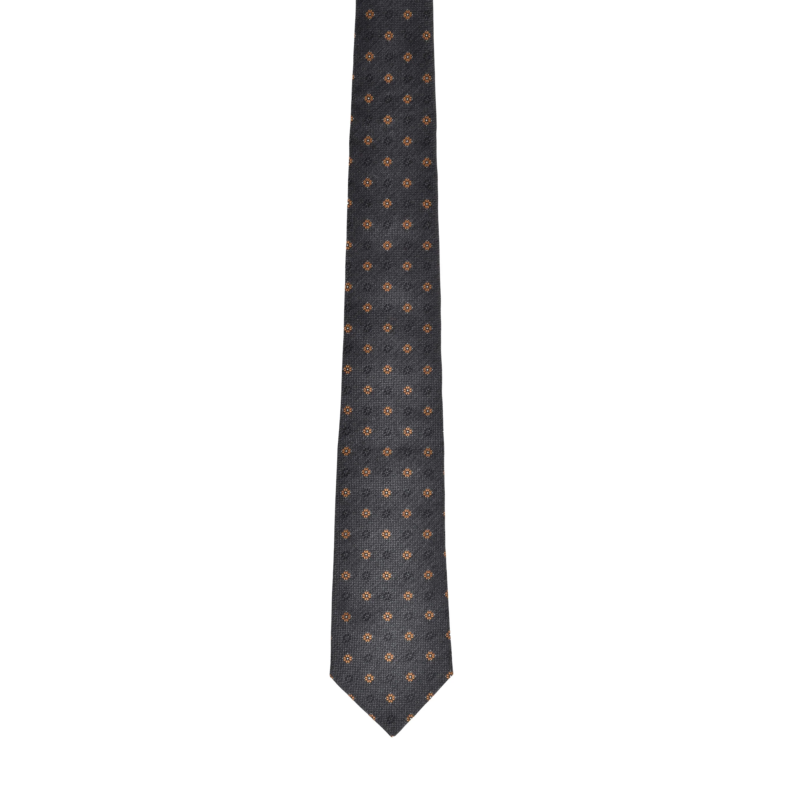 BRUNELLO CUCINELLI MEN'S 100% SILK GEOMETRIC /FLORAL TIE