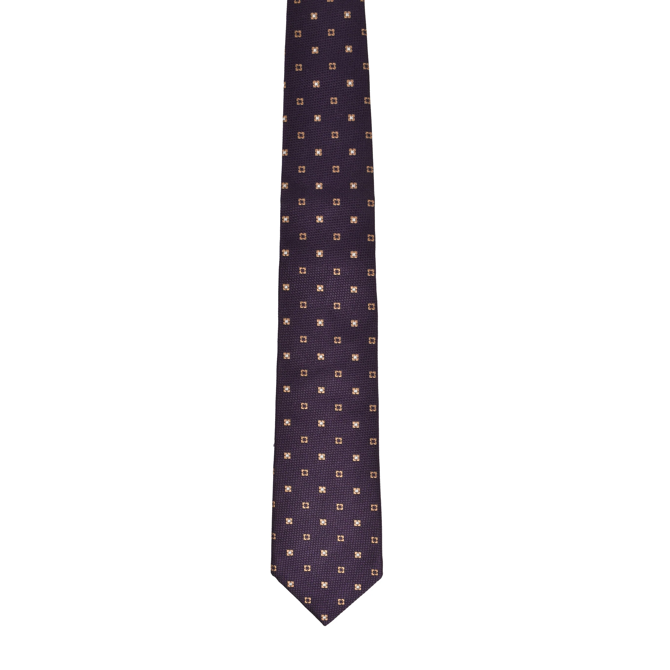 BRUNELLO CUCINELLI MEN'S 100% SILK GEOMETRIC TIE NEW