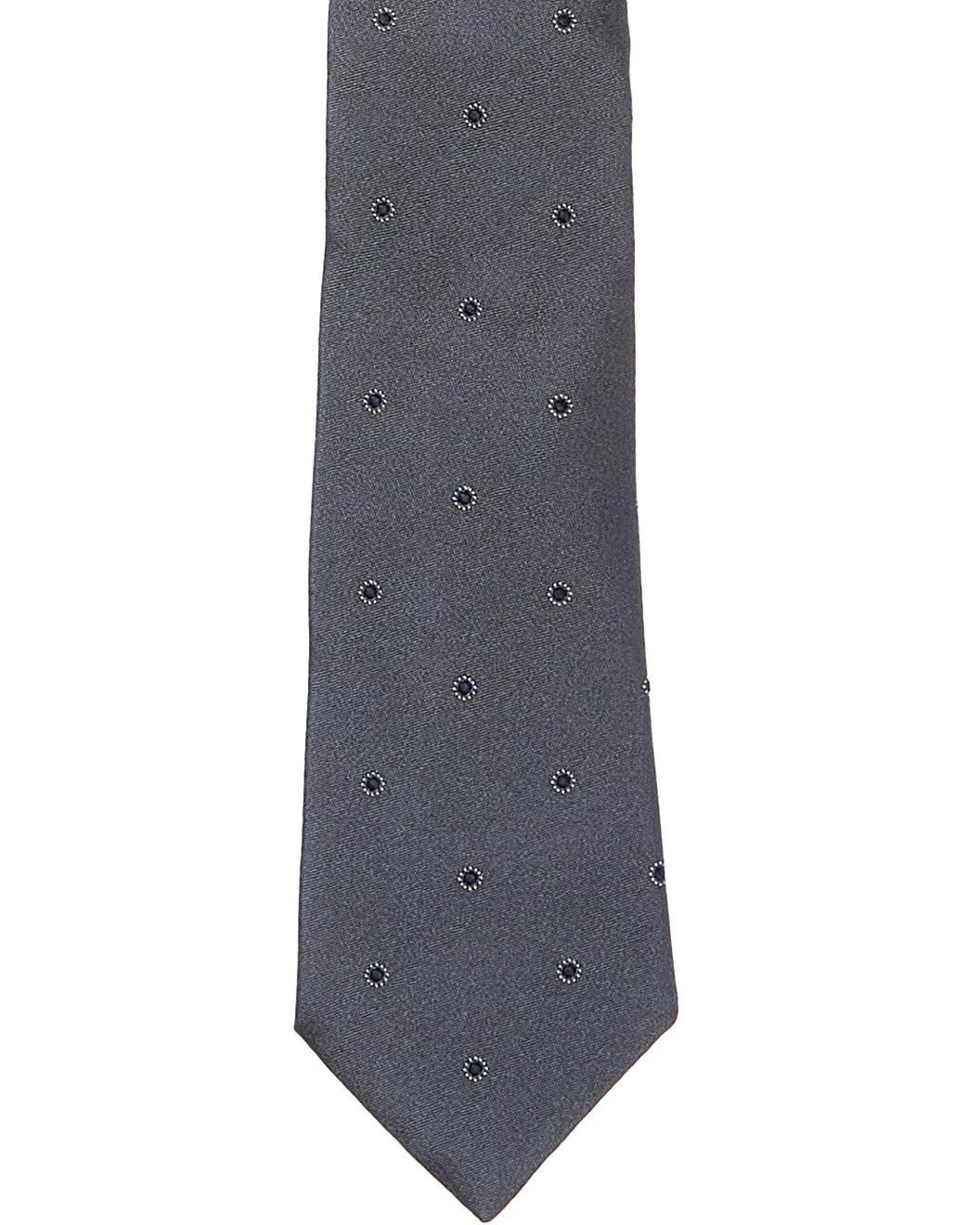 BRUNELLO CUCINELLI MEN'S 100% SILK GRAY SKINNY TIE NEW - Image 2