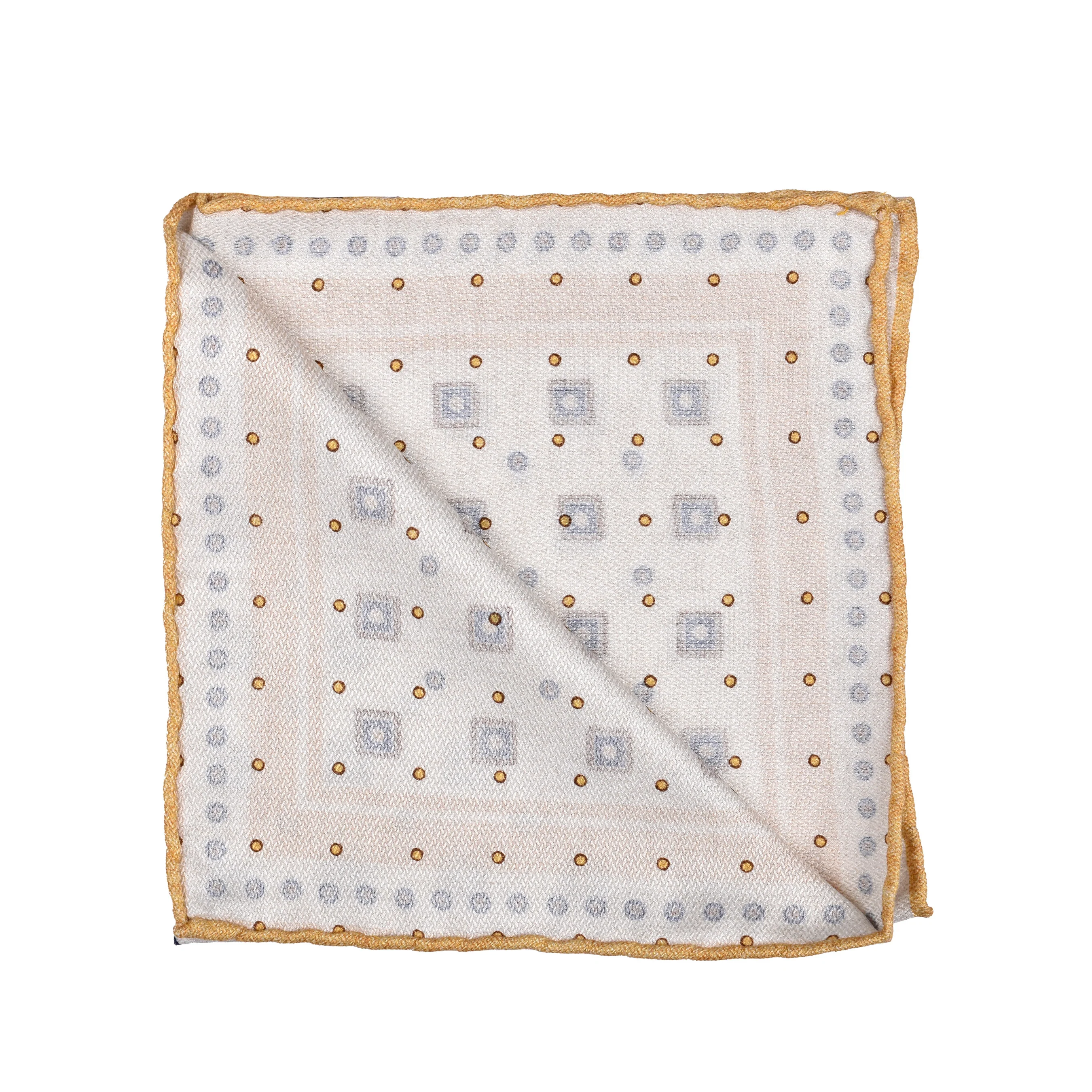 BRUNELLO CUCINELLI MEN'S 100% SILK POCKET SQUARE - Image 2