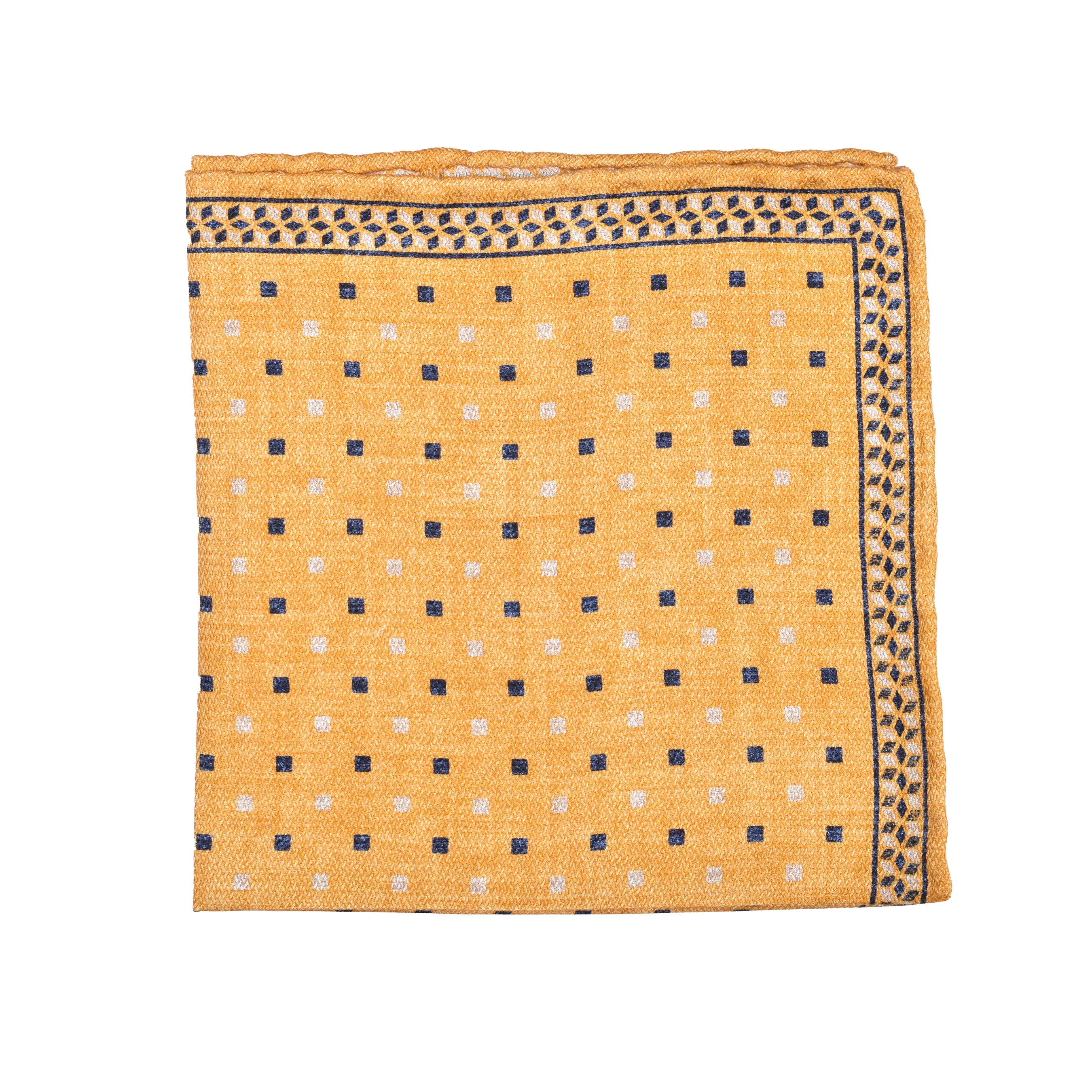 BRUNELLO CUCINELLI MEN'S 100% SILK POCKET SQUARE