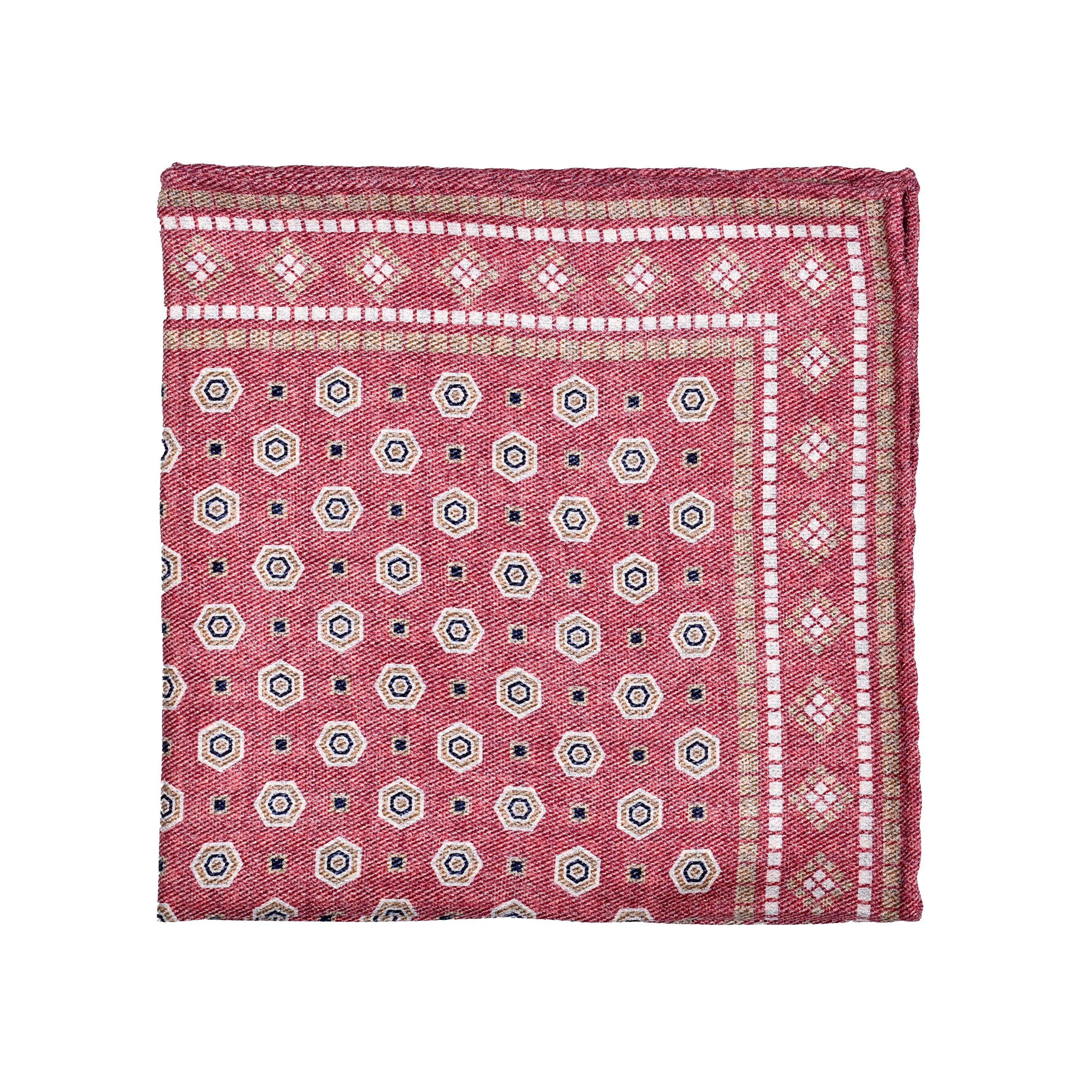 BRUNELLO CUCINELLI MEN'S 100% SILK POCKET SQUARE