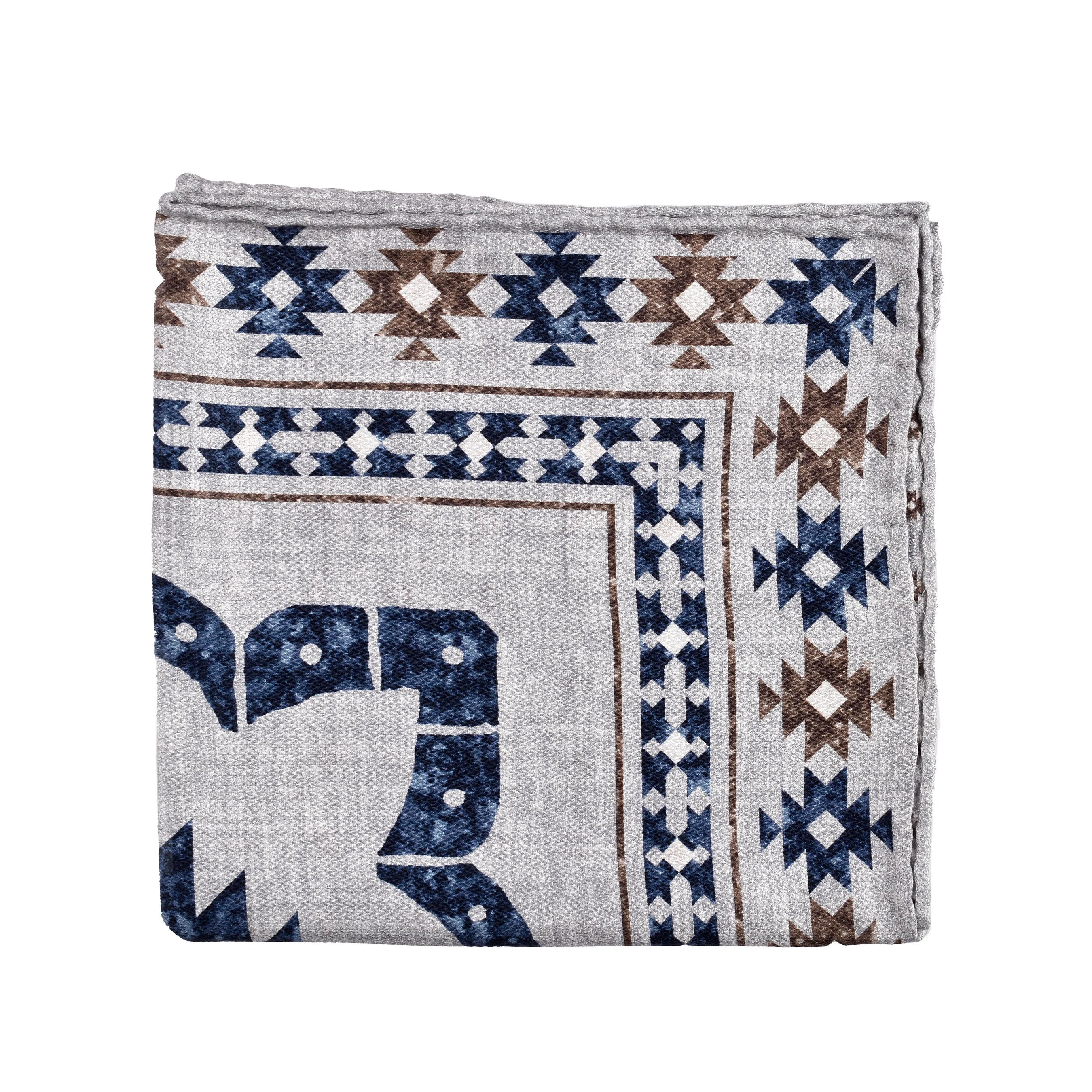 BRUNELLO CUCINELLI MEN'S 100% SILK POCKET SQUARE NEW