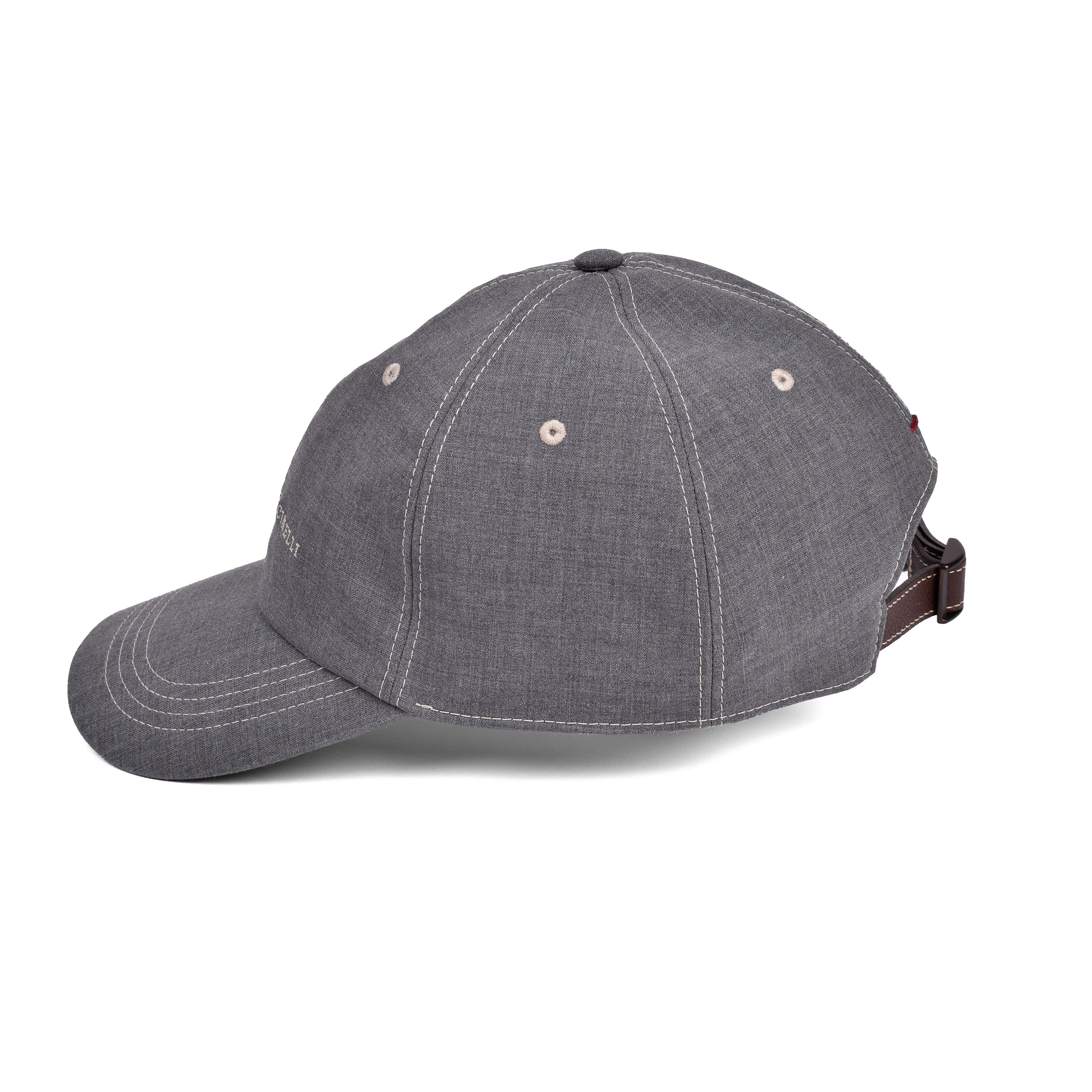 BRUNELLO CUCINELLI MEN'S 100% VIRGIN WOOL BASEBALL CAP / HAT NEW - Image 2
