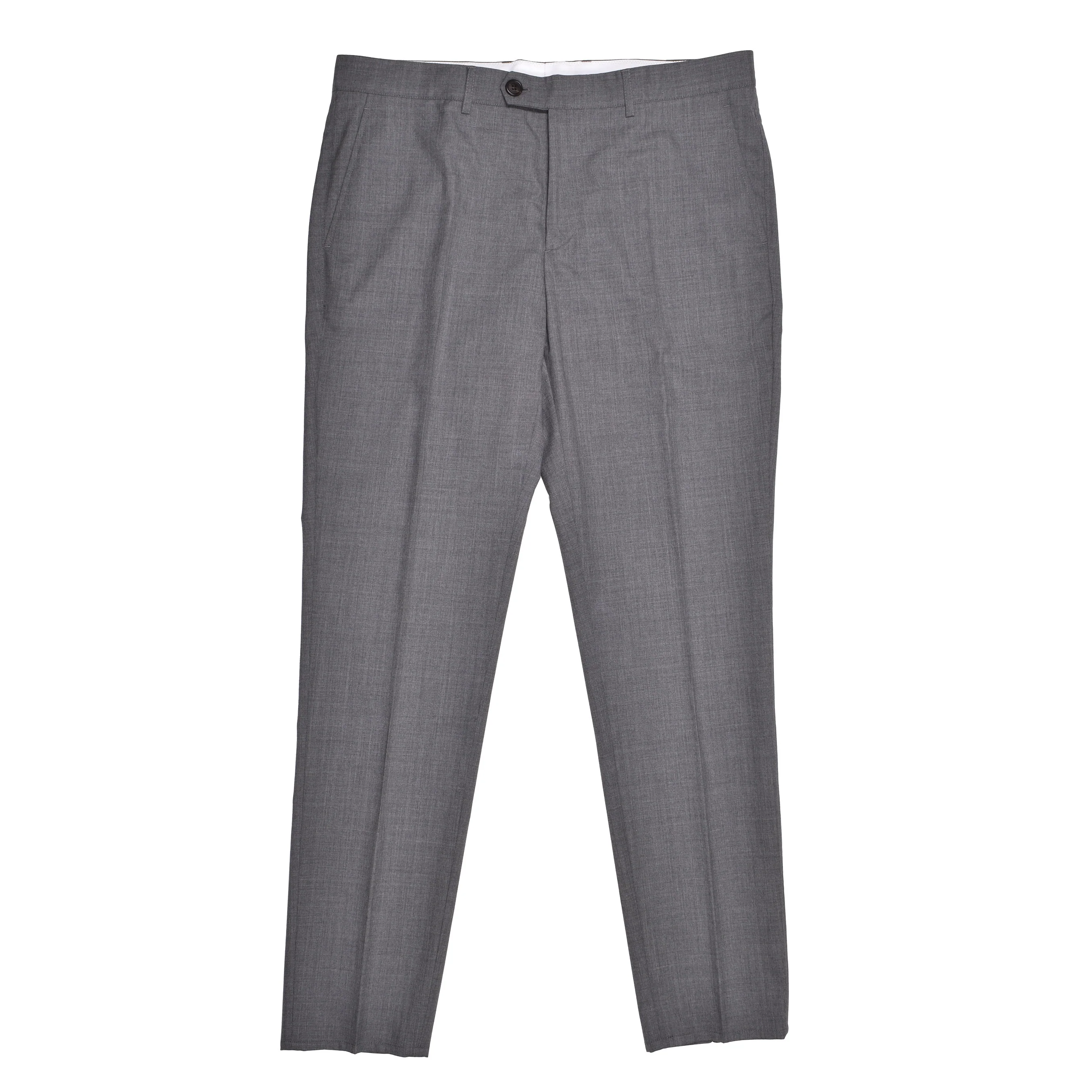 BRUNELLO CUCINELLI MEN'S 100% VIRGIN WOOL GRAY CASUAL DRESS PANTS/TROUSERS